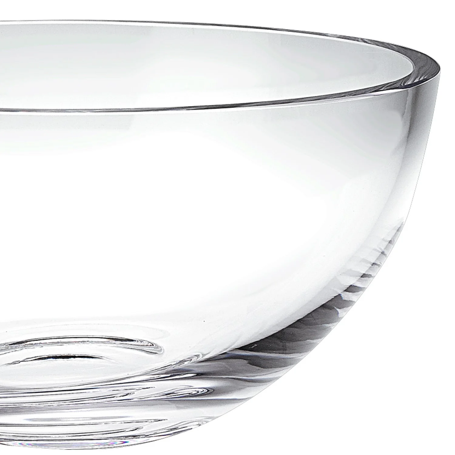10 Mouth Blown Glass Salad Or Fruit Bowl By Homeroots - Image 2
