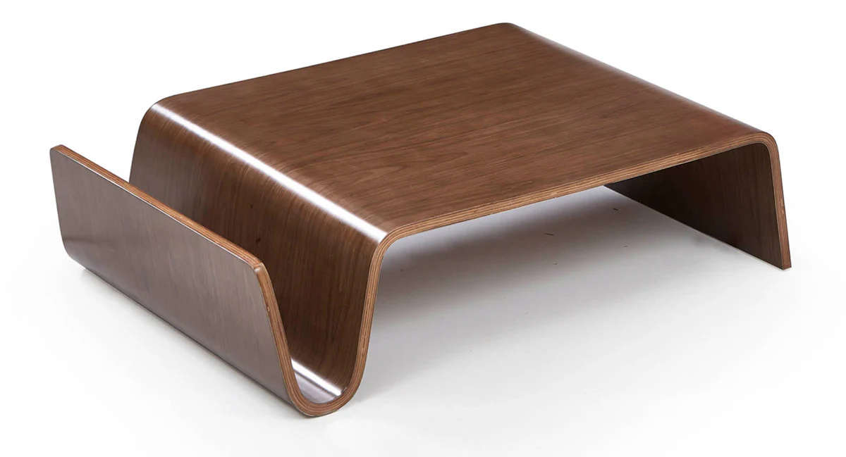 11' Walnut Plywood Coffee Table By Homeroots - Image 3