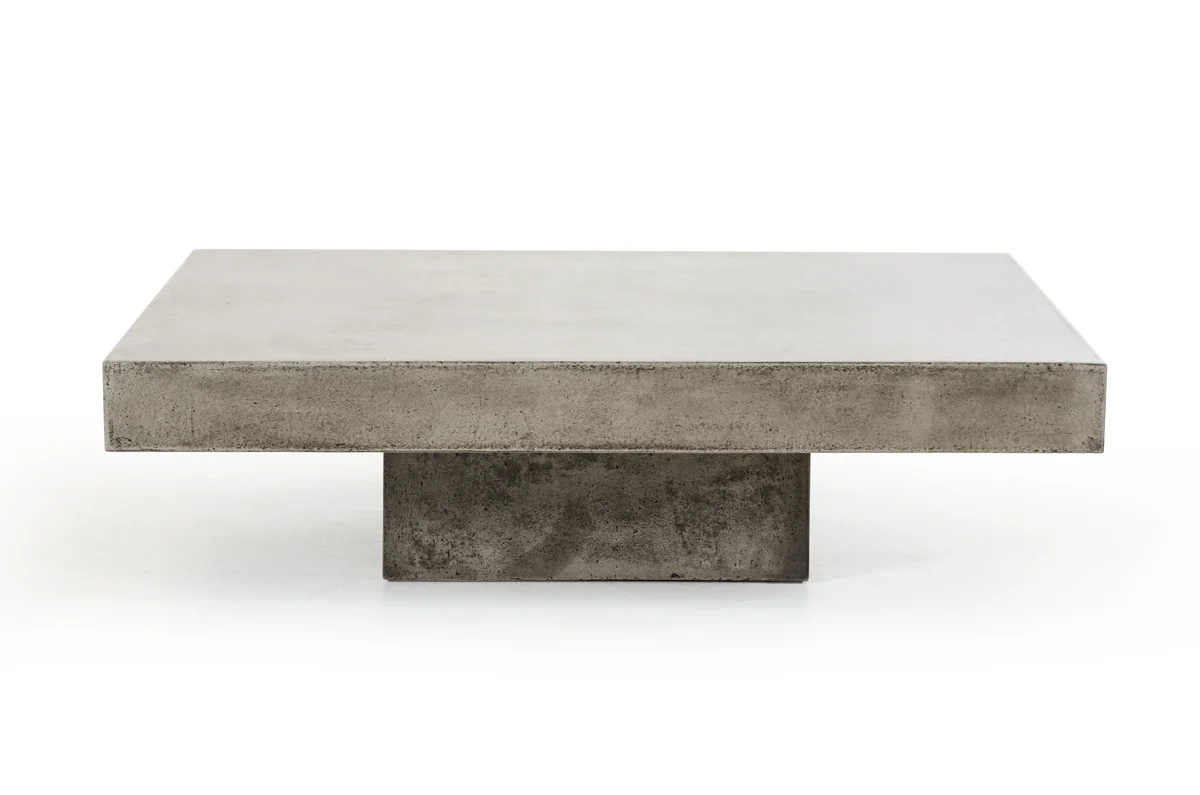 12' Concrete Coffee Table By Homeroots - Image 2