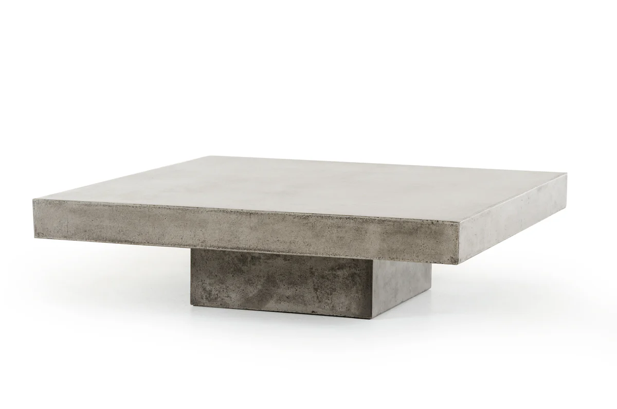 12' Concrete Coffee Table By Homeroots - Image 3