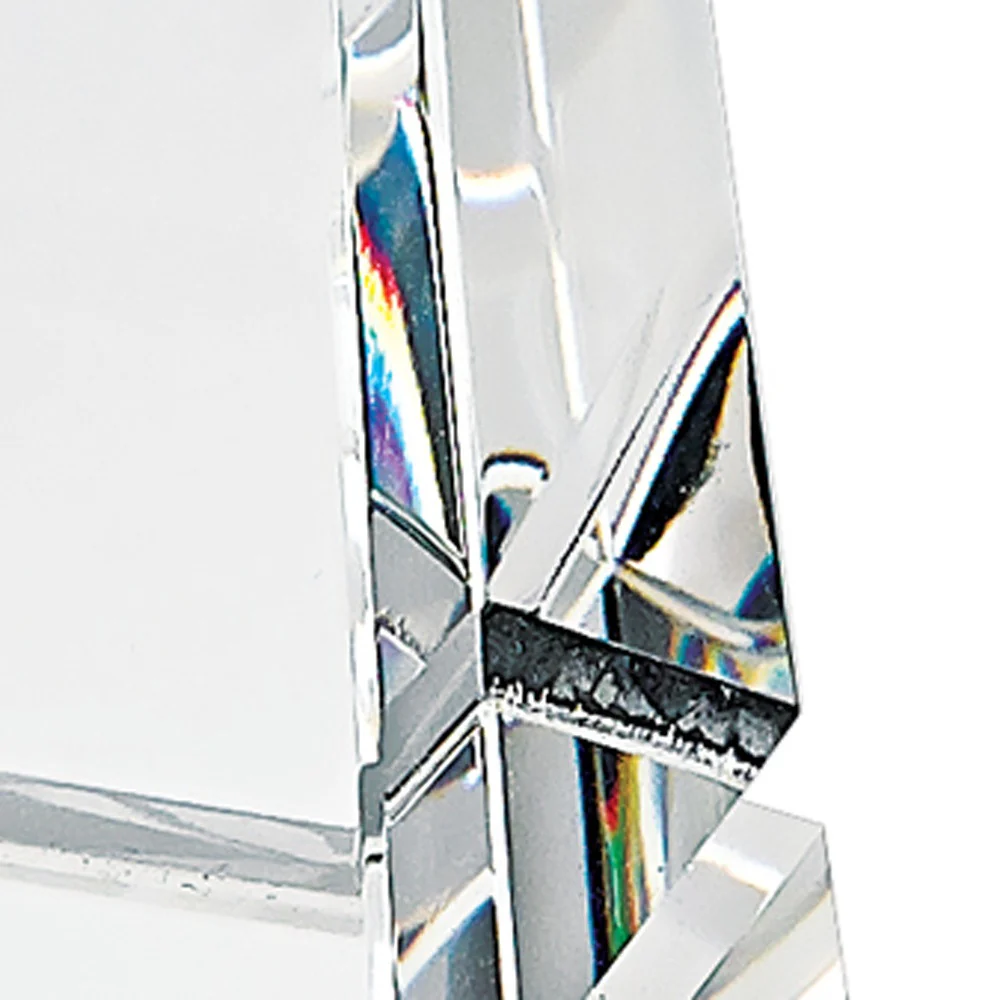 12 Hand Crafted Crystal Obelisk By Homeroots - Image 4