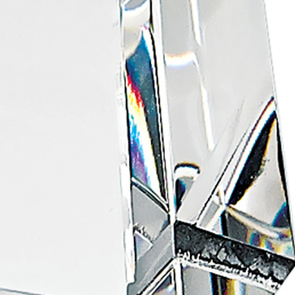 12 Hand Crafted Crystal Obelisk By Homeroots - Image 5