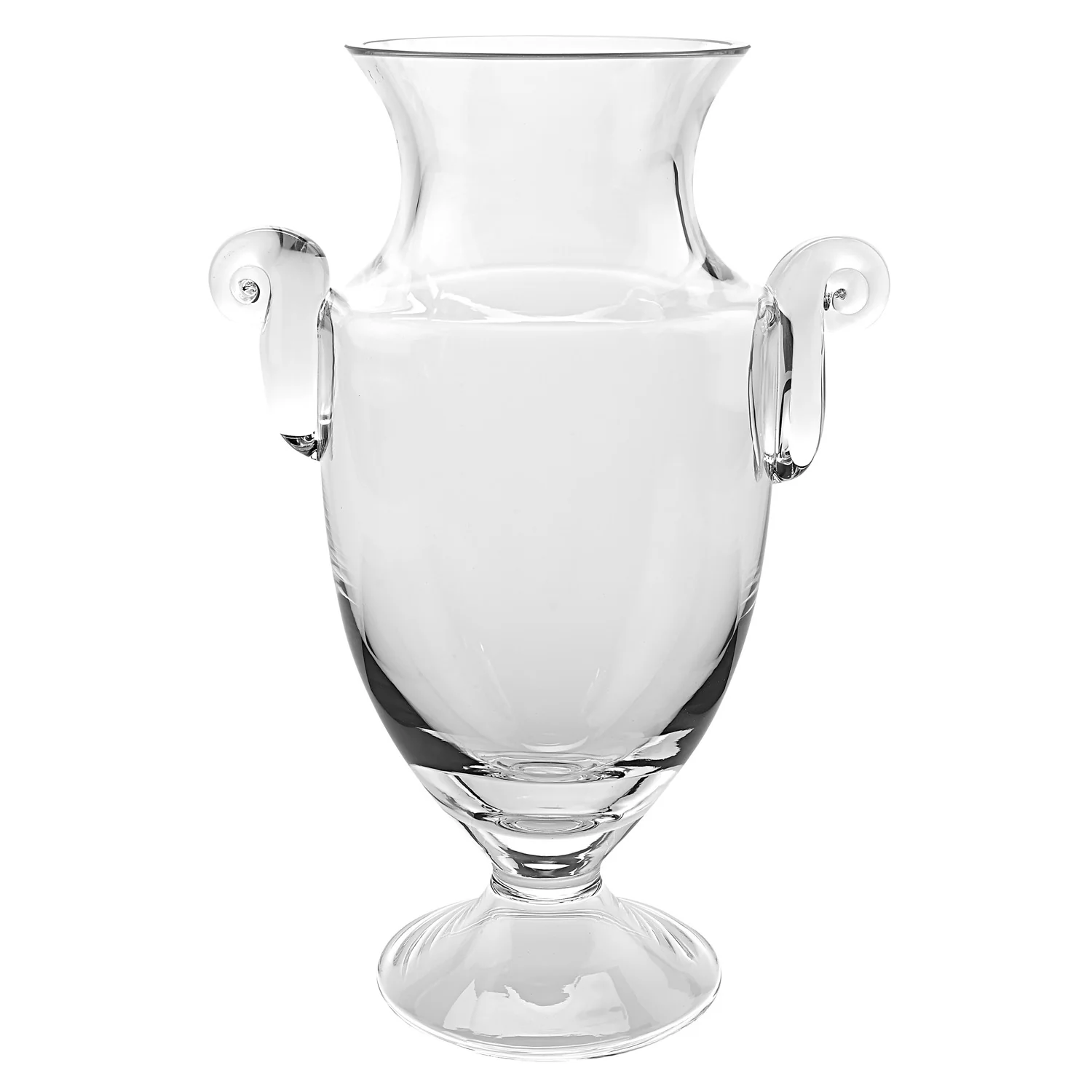 12 Mouth Blown Crystal European Made Trophy Vase By Homeroots - Image 3