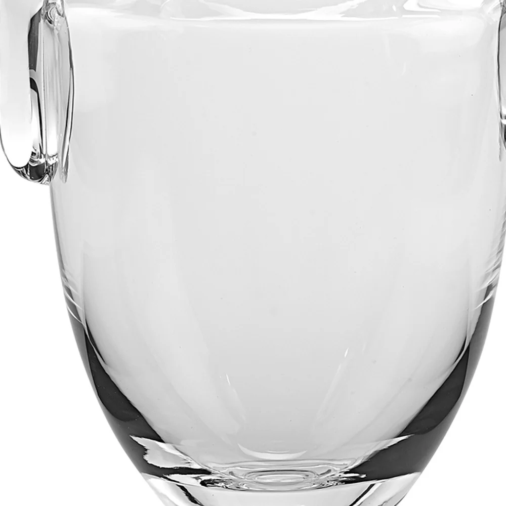 12 Mouth Blown Crystal European Made Trophy Vase By Homeroots - Image 4