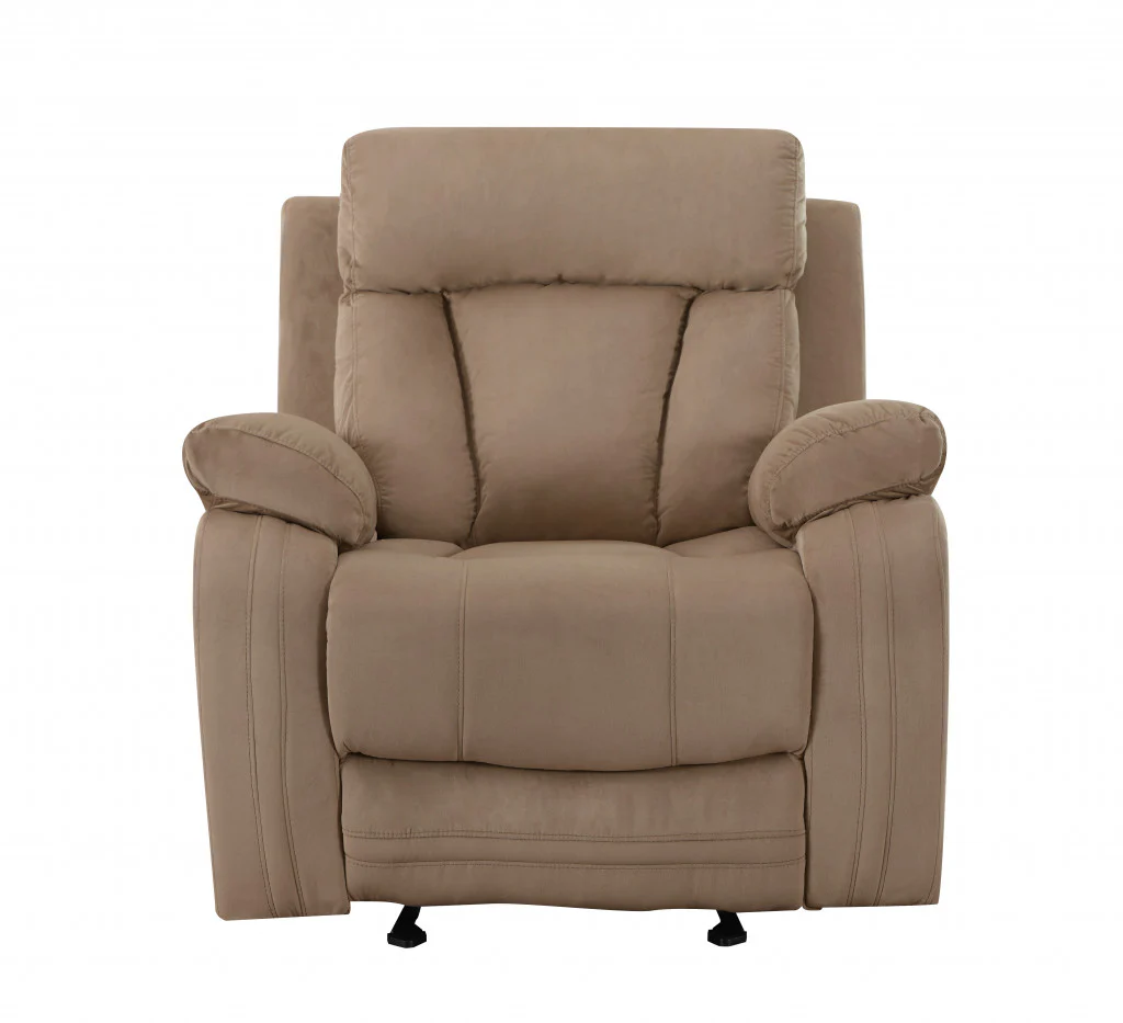 120" Modern Beige Fabric Sofa Set By Homeroots - Image 3