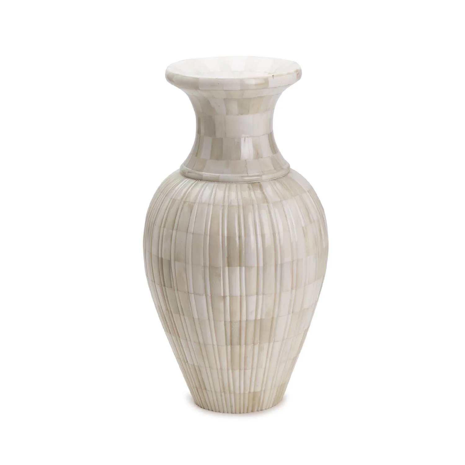 13 3/4" Mosaic Bone Vase By Tozai Home - Image 2
