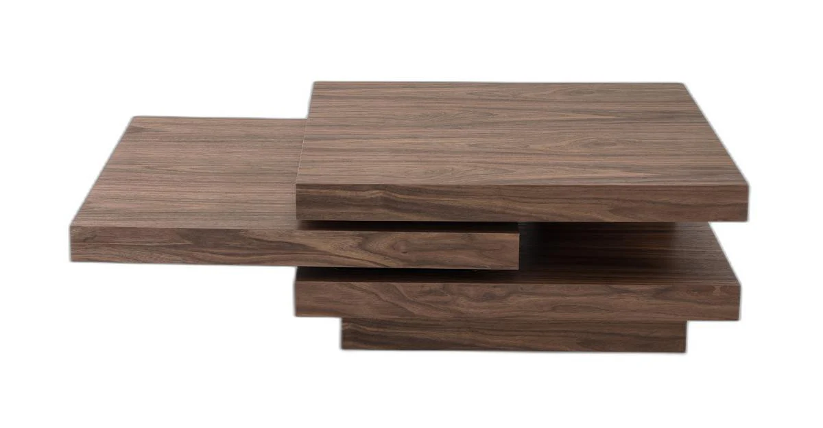 13' Walnut Veneer Coffee Table By Homeroots - Image 2