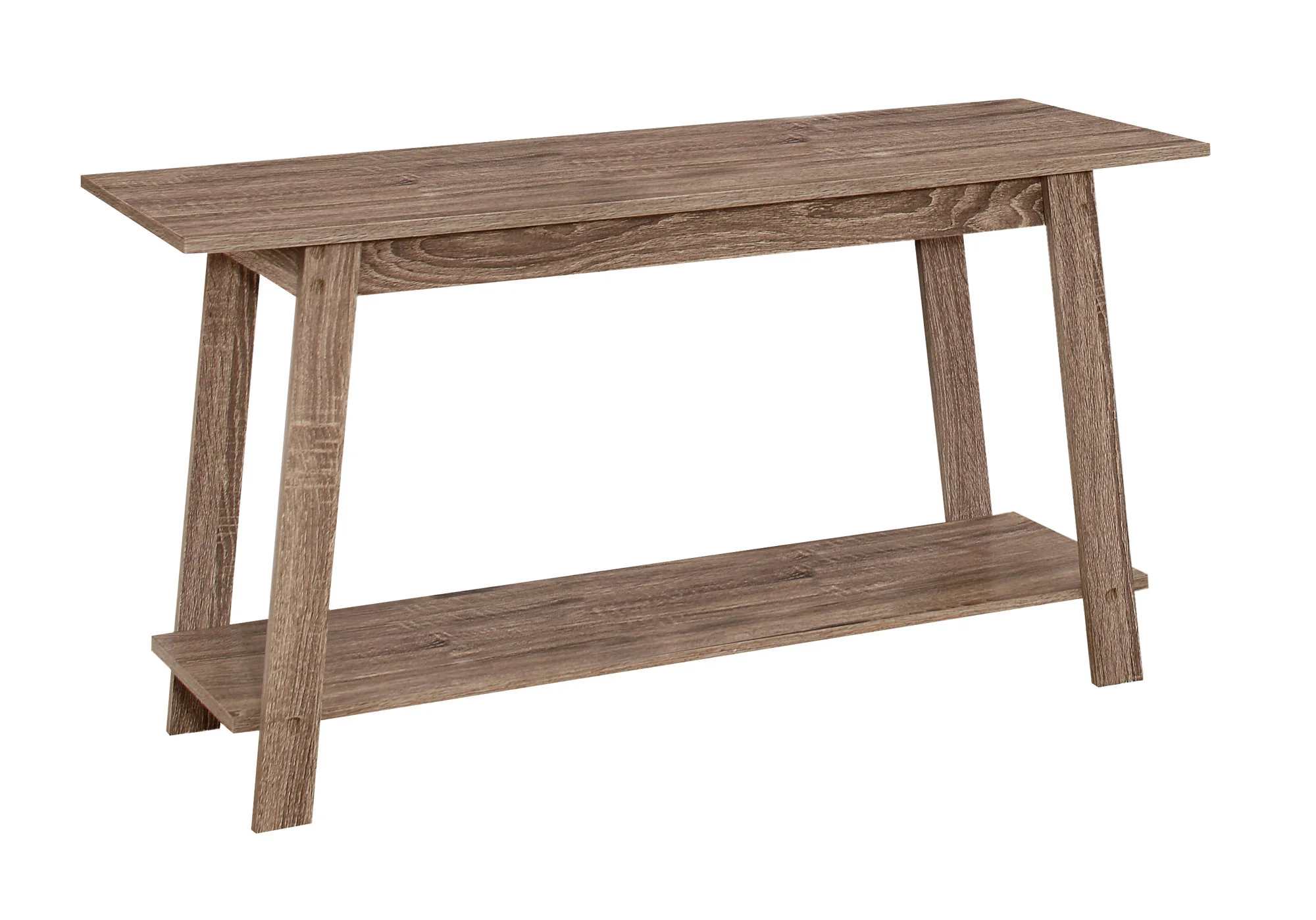 15.75" X 42" X 22.5" Dark Taupe Particle Board Laminate TV Stand By Homeroots - Image 2