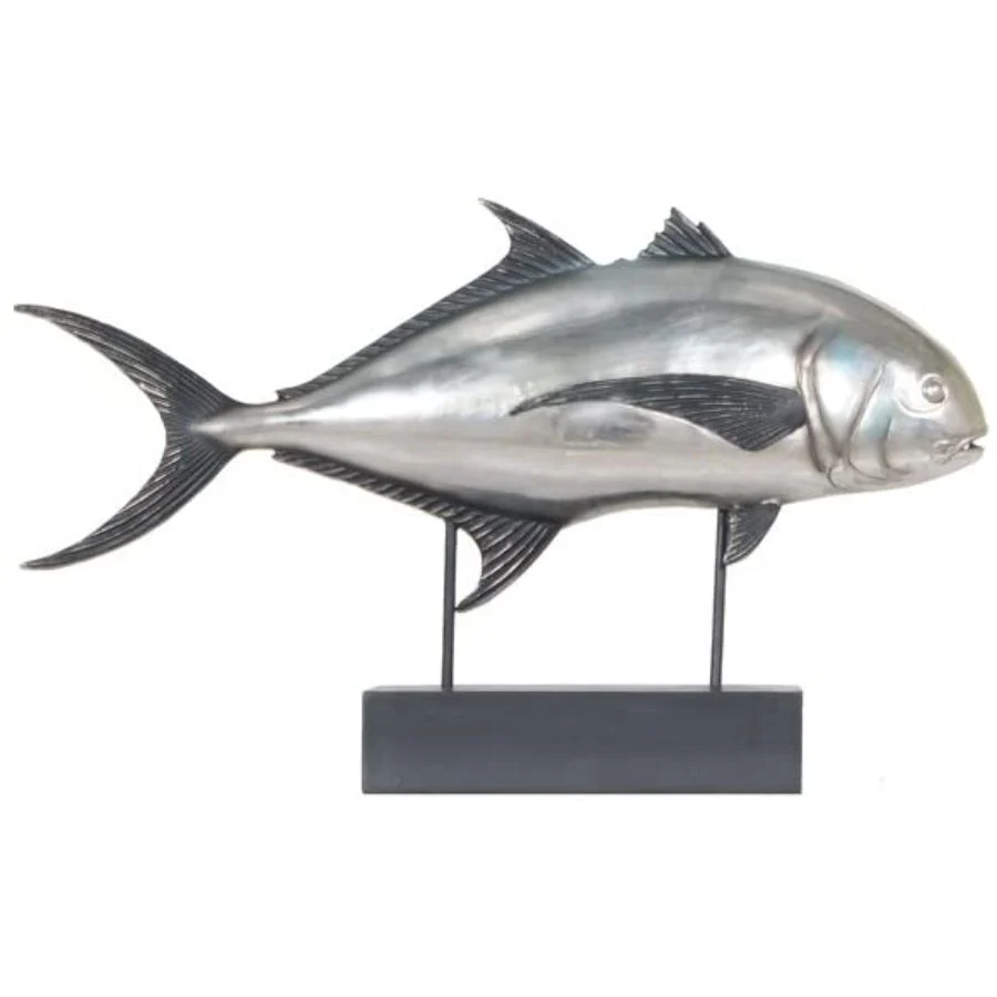 15" Multiple Colors Metal Hand Painted Sculpture By Homeroots - Image 3