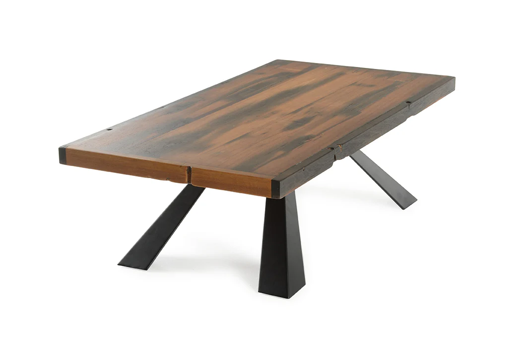 15' Ship Wood and Metal Coffee Table By Homeroots - Image 3