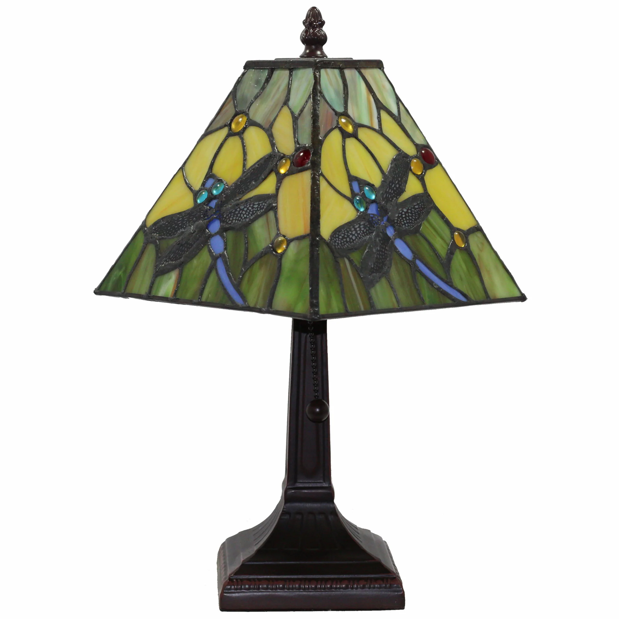 15" Tiffany Style Blue Dragonflies Table Lamp By Homeroots - Image 2