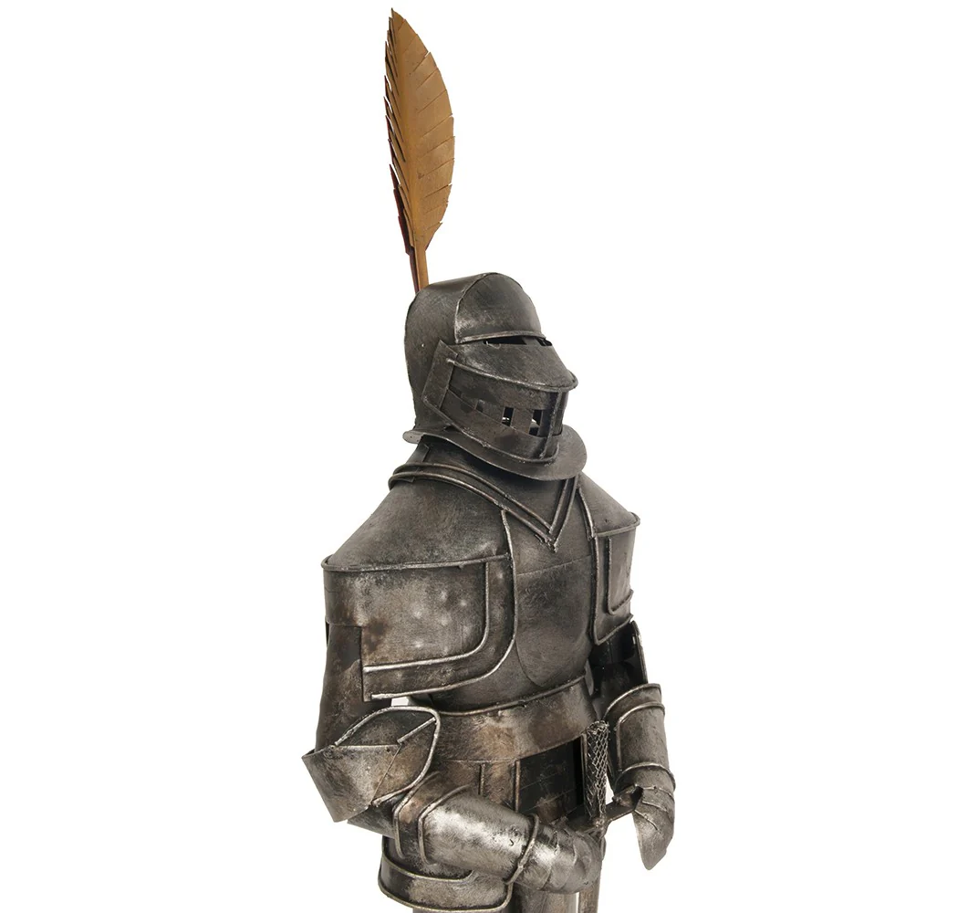 15th Century Armor Suit Sculpture By Homeroots - Image 6
