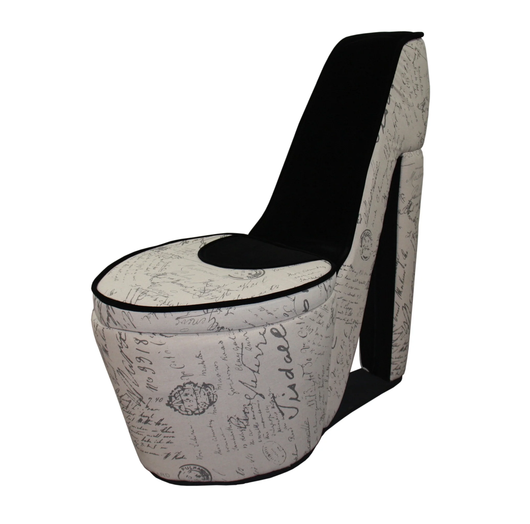 16" Beige 100% Polyester Side Chair By Homeroots - Image 2