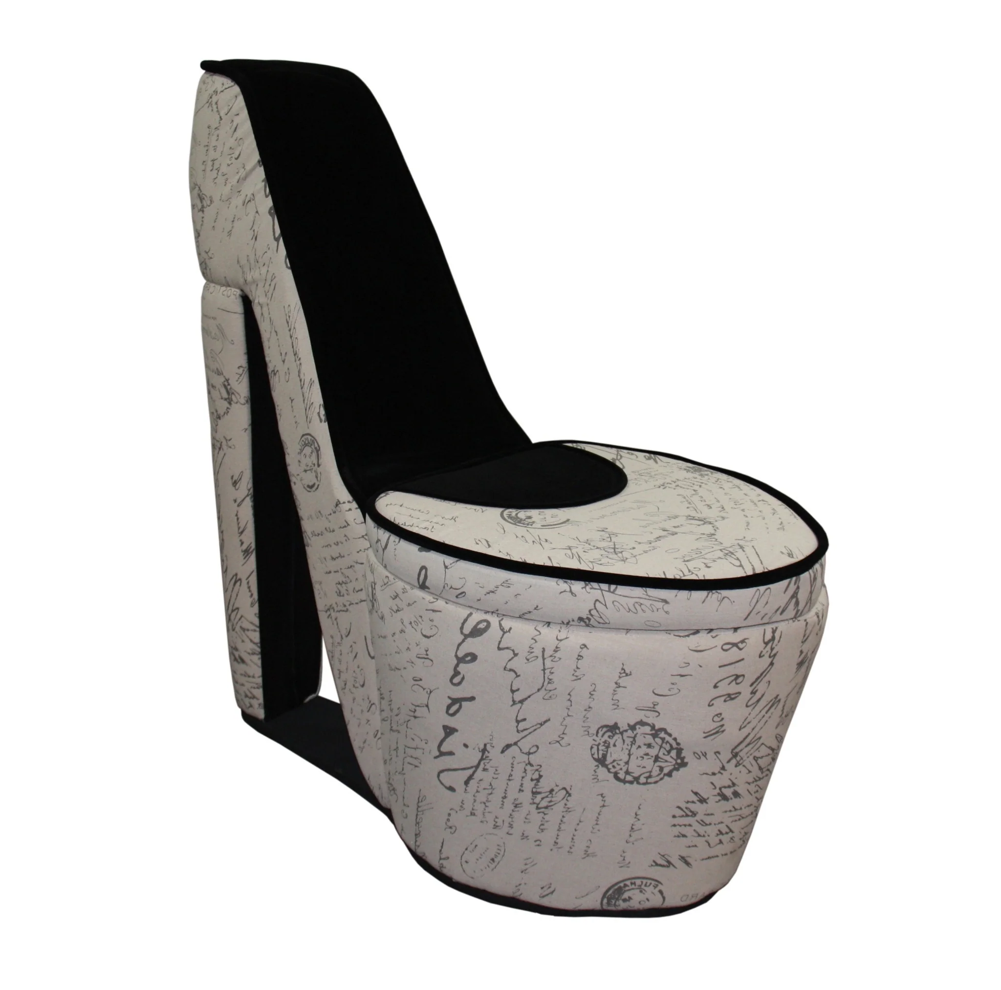 16" Beige 100% Polyester Side Chair By Homeroots - Image 4