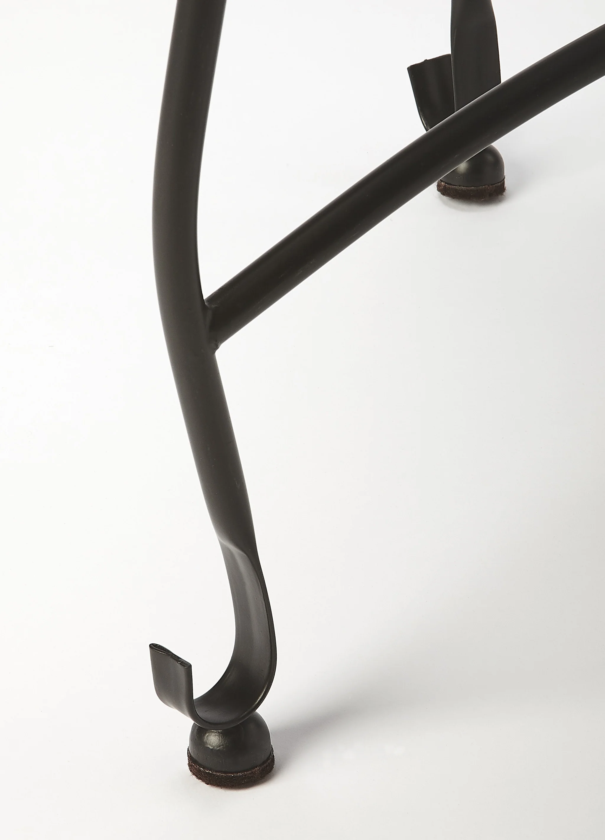 16" Black And Silver Textured Aluminum Square End Table By Homeroots - Image 7