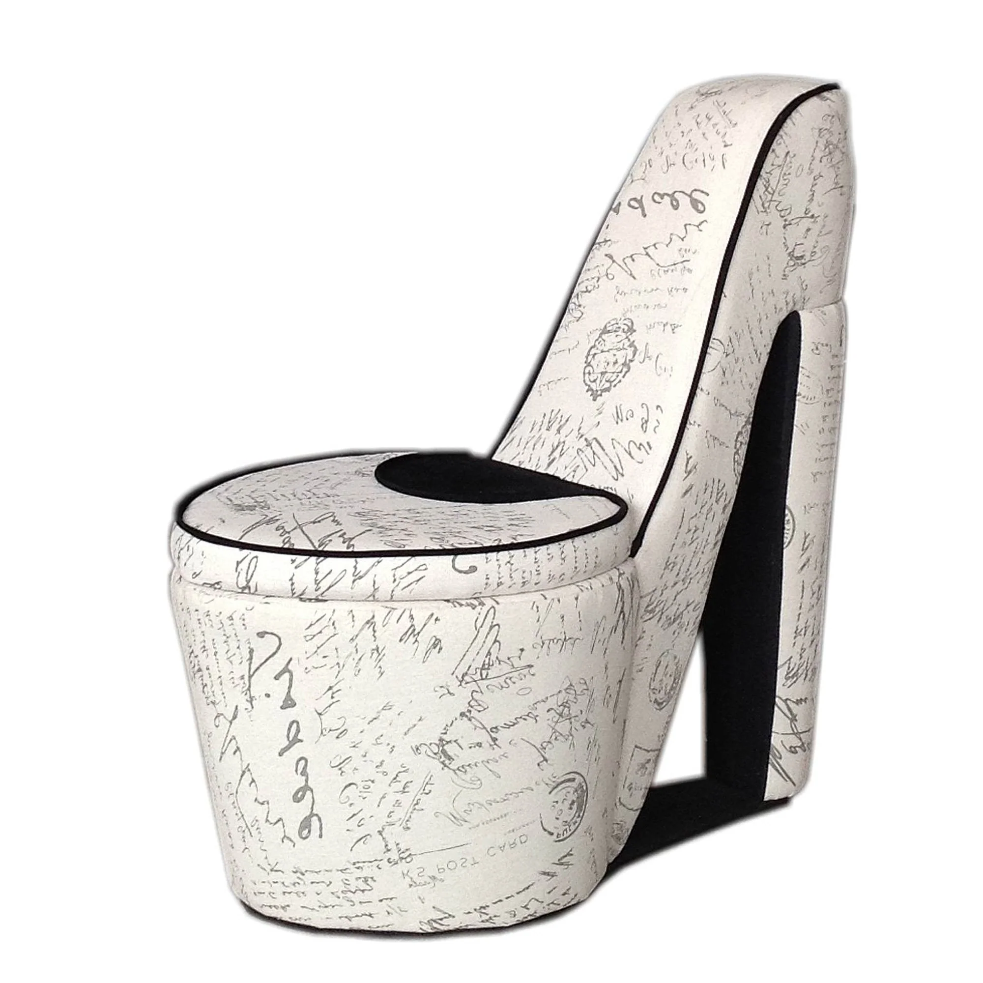 16" Ivory 100% Polyester Side Chair By Homeroots - Image 4