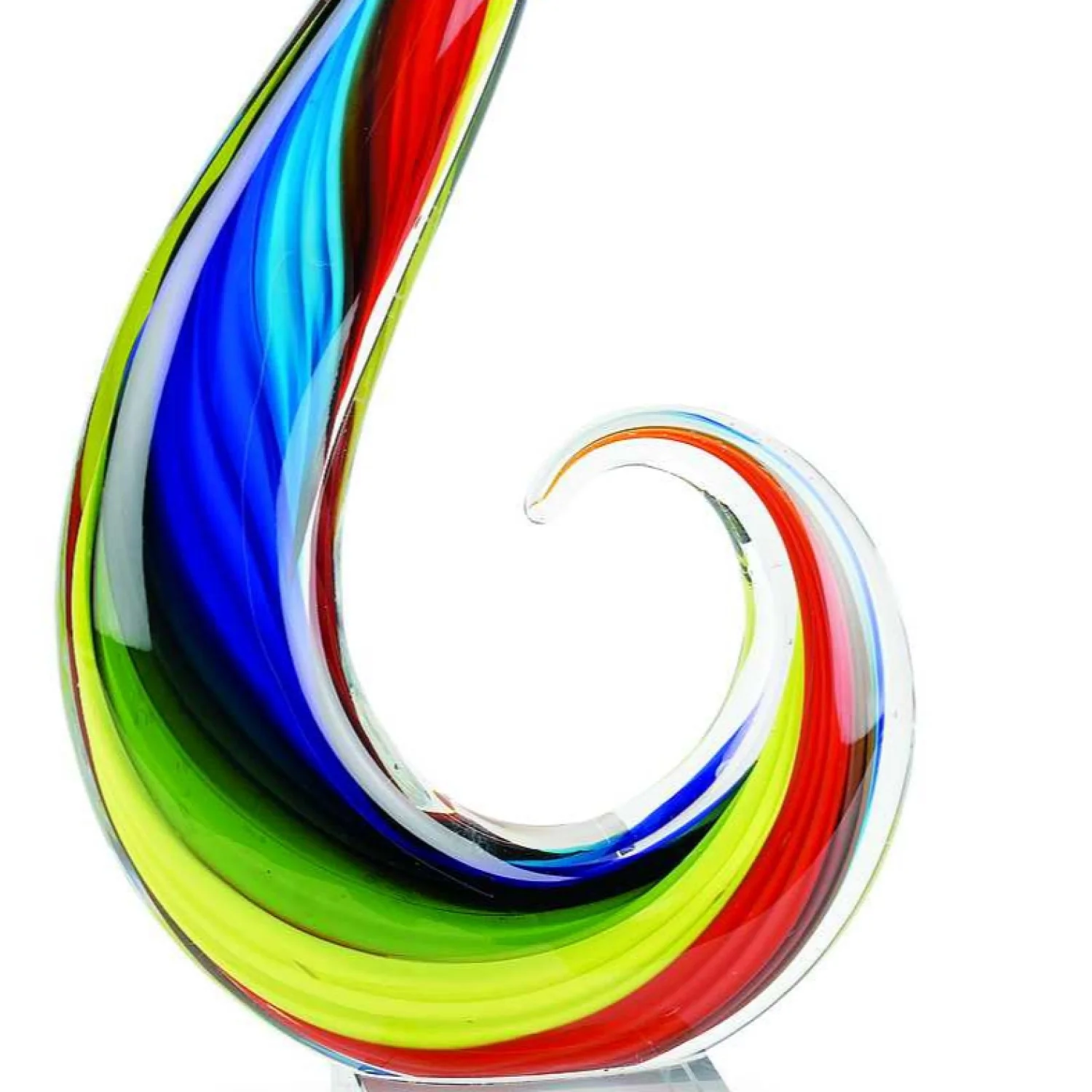 16 MultiColor Art Glass Centerpiece By Homeroots - Image 2