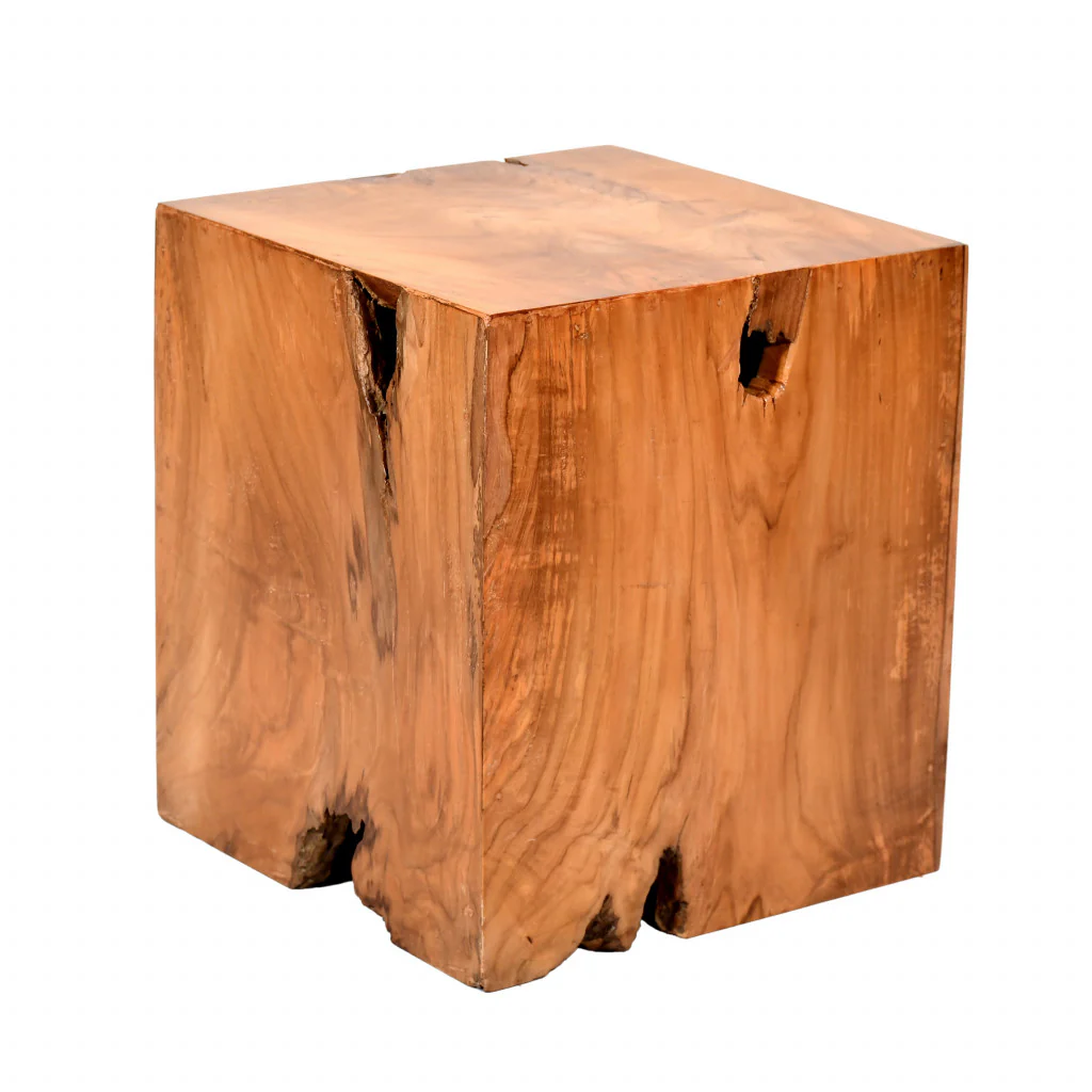 16" Natural Solid Wood End Table By Homeroots - Image 2