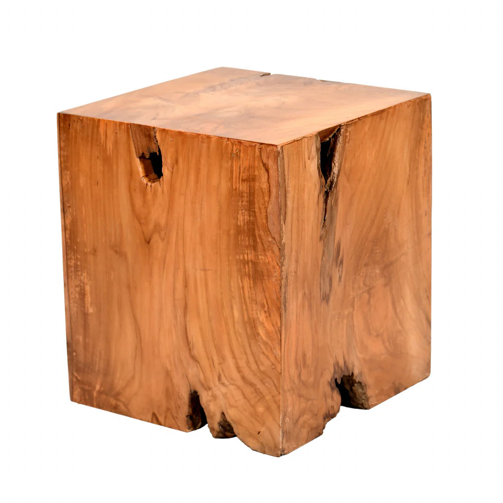 16" Natural Solid Wood End Table By Homeroots - Image 3