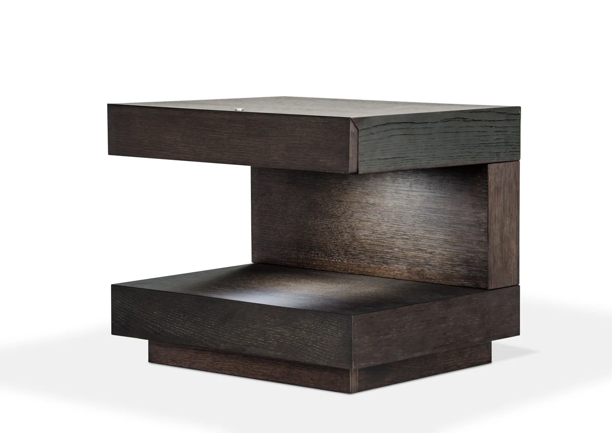 16' White Glossy Veneer Nightstand By Homeroots - Image 5