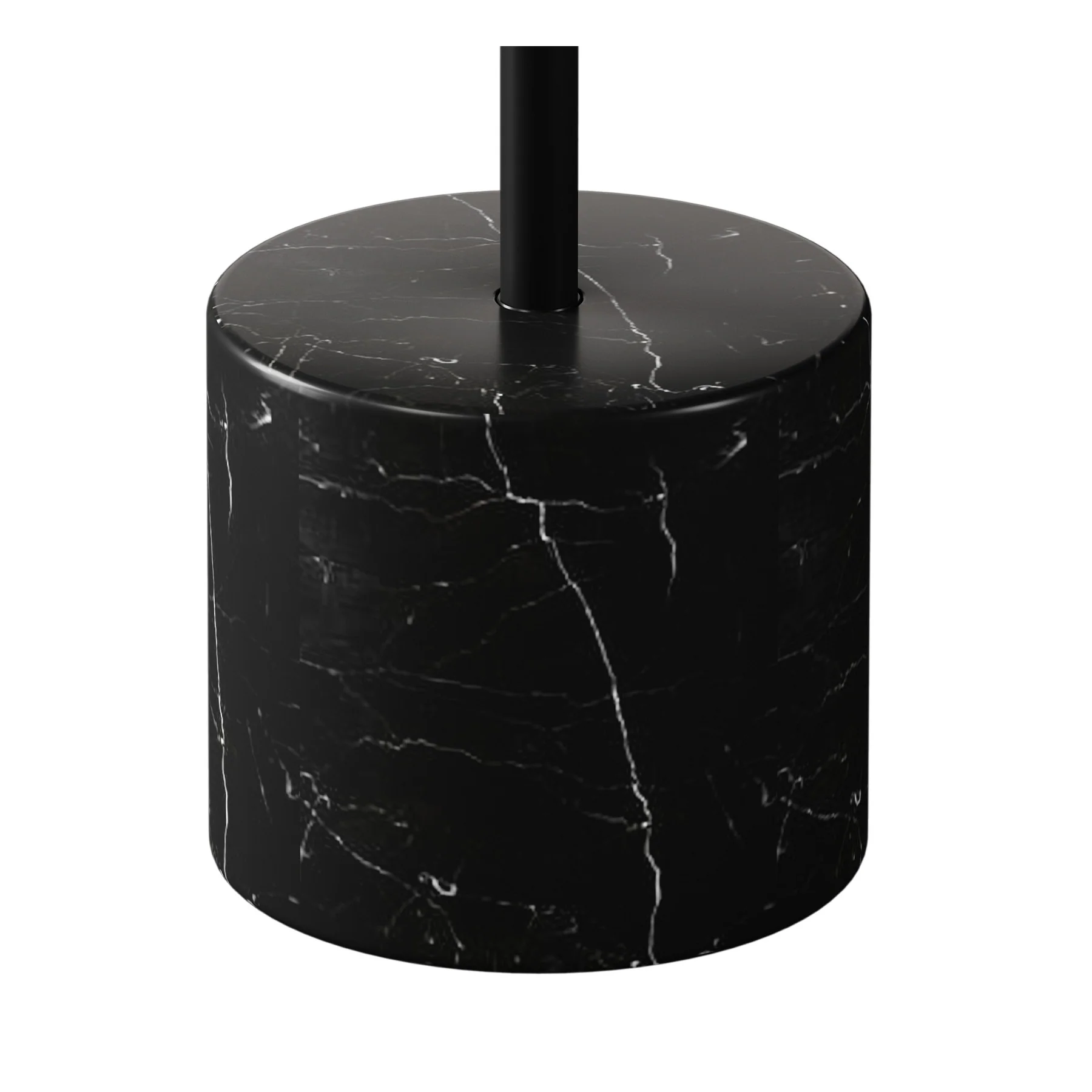 17" Black Steel Round Coffee Table By Homeroots - Image 3