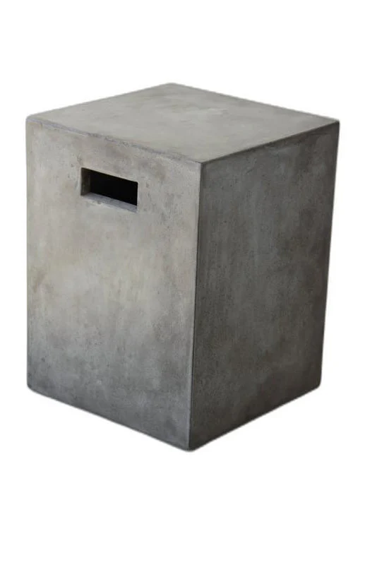 18' Concrete Dining Stool By Homeroots - Image 4