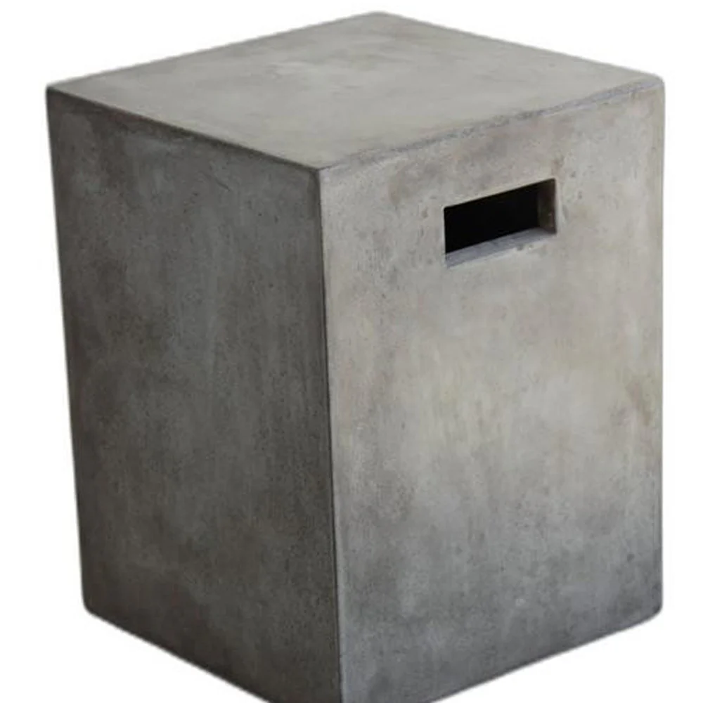 18' Concrete Dining Stool By Homeroots - Image 5