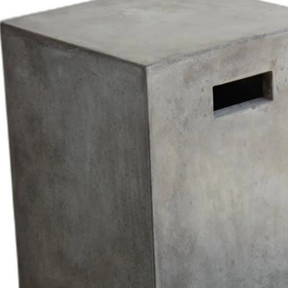 18' Concrete Dining Stool By Homeroots - Image 6