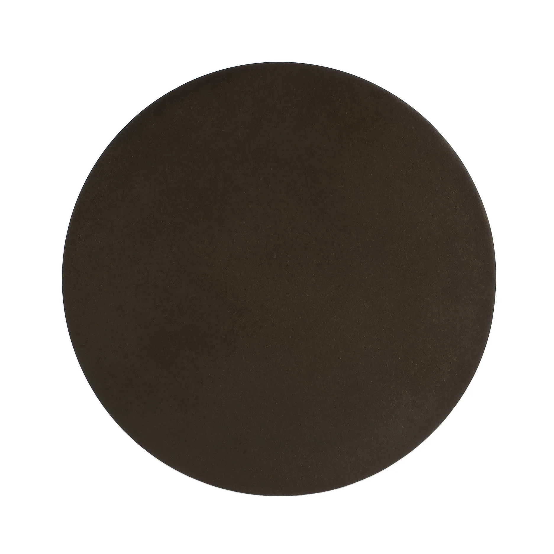 18" Dark Burnished Bronze Aluminum Round Top Pedestal End Table By Homeroots - Image 4