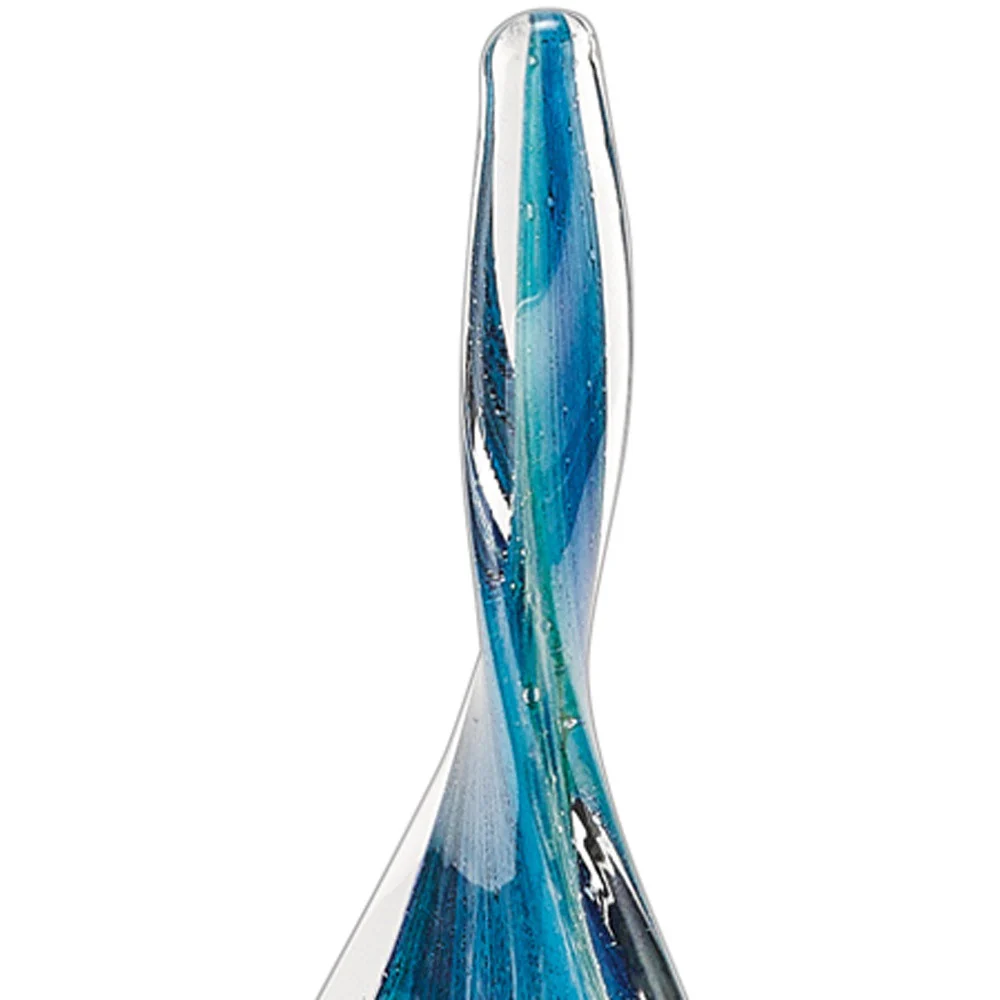 18 MultiColor Art Glass Corkscrew Centerpiece By Homeroots - Image 4