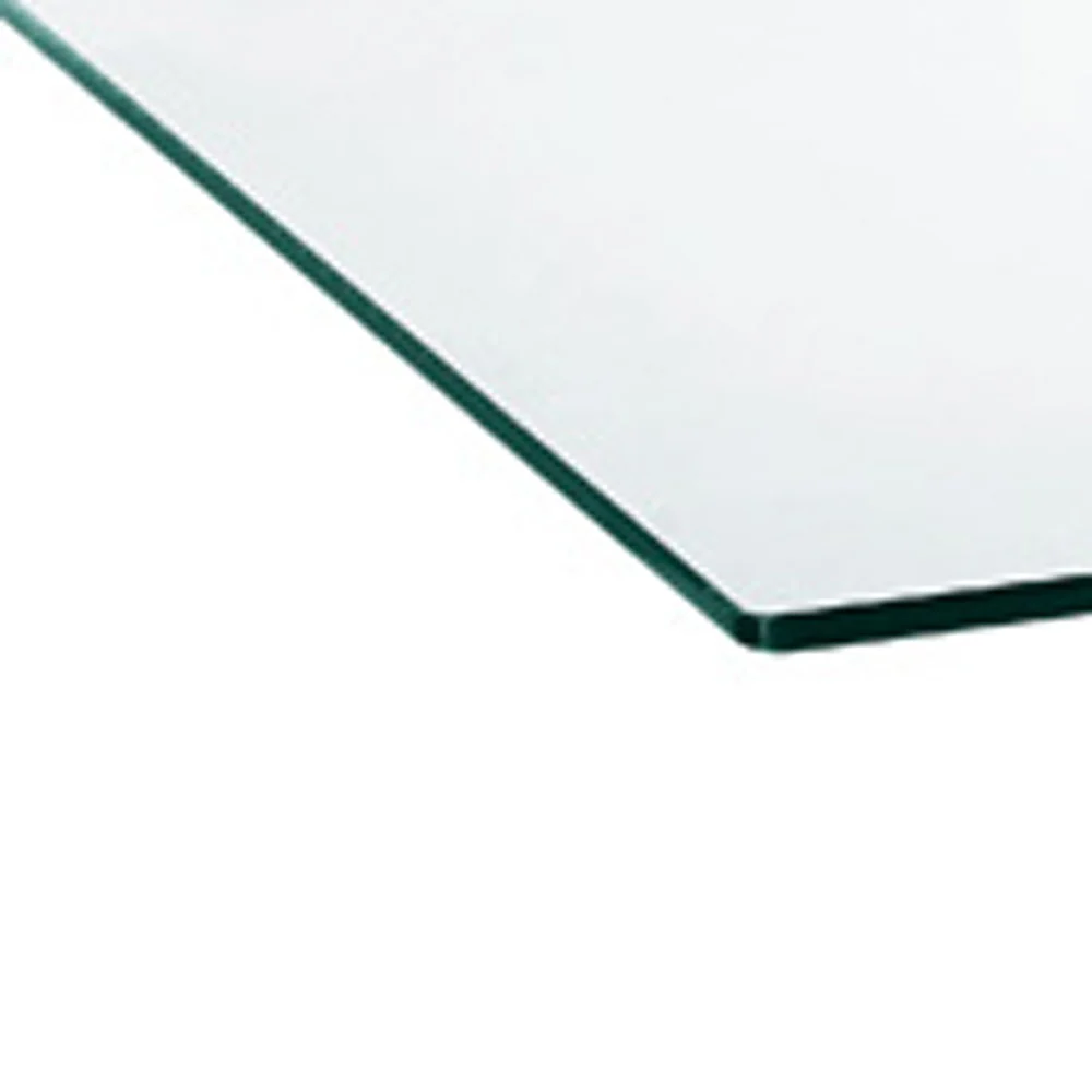 18' Steel and Glass Coffee Table By Homeroots - 283165 - Image 5