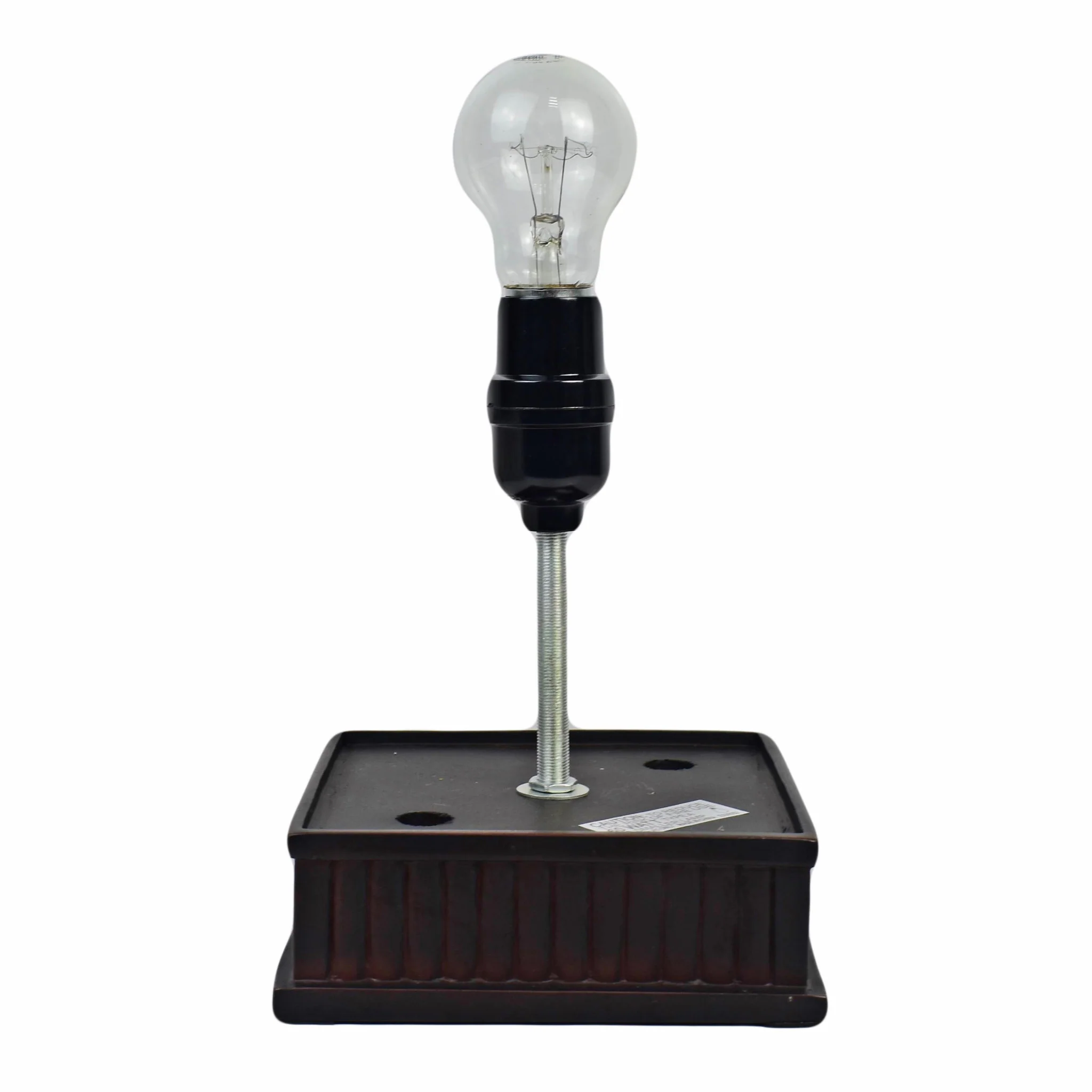 18" Tiffany Style Jeweled Dark Brown Base Table Lamp By Homeroots - Image 4