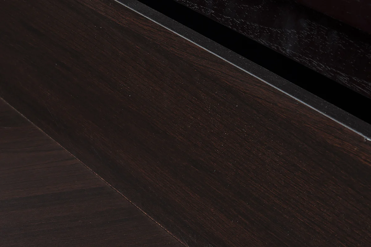 18' Wenge Veneer And Mdf Nightstand By Homeroots - Image 5