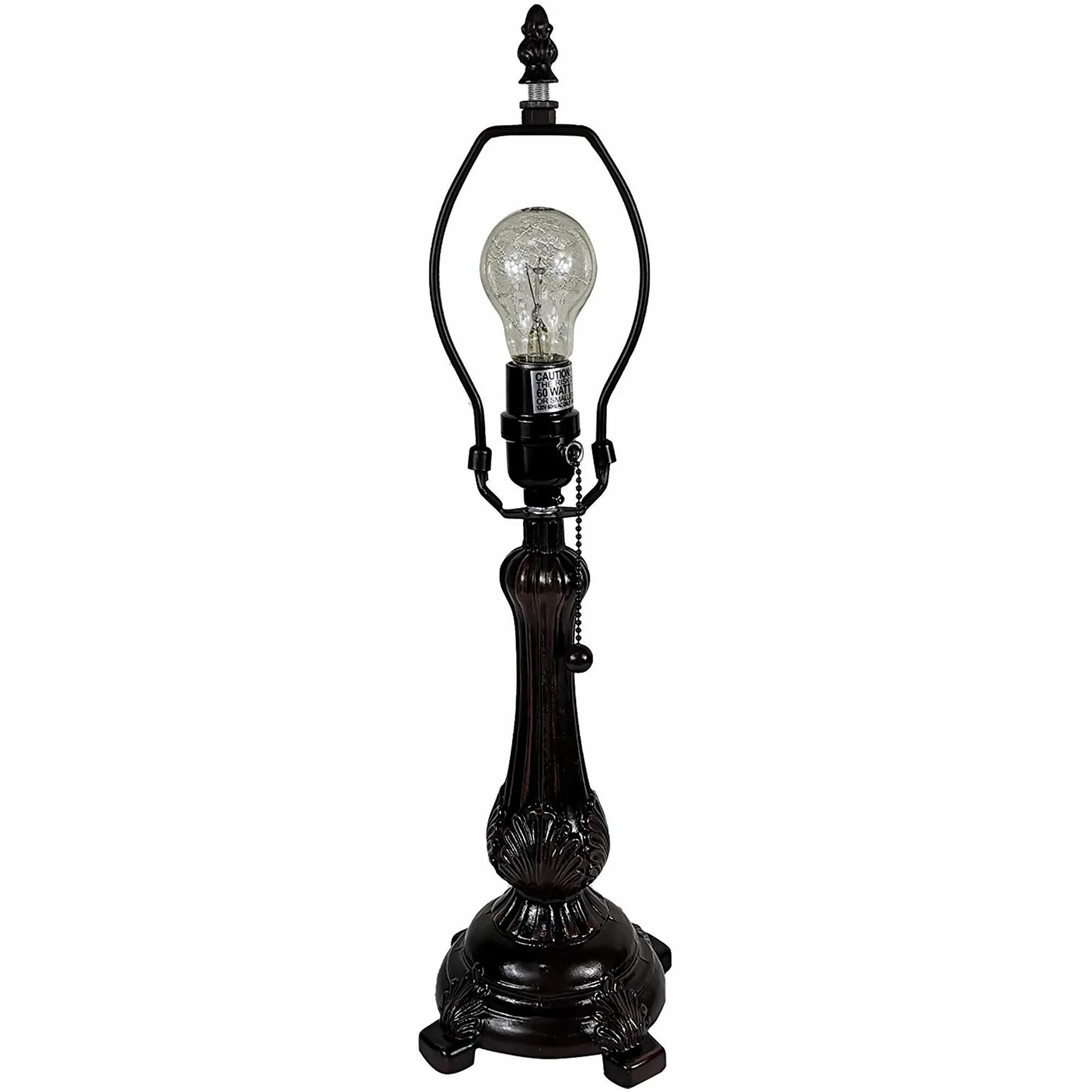 19" Tiffany Style Butterfly Table Lamp By Homeroots - Image 3