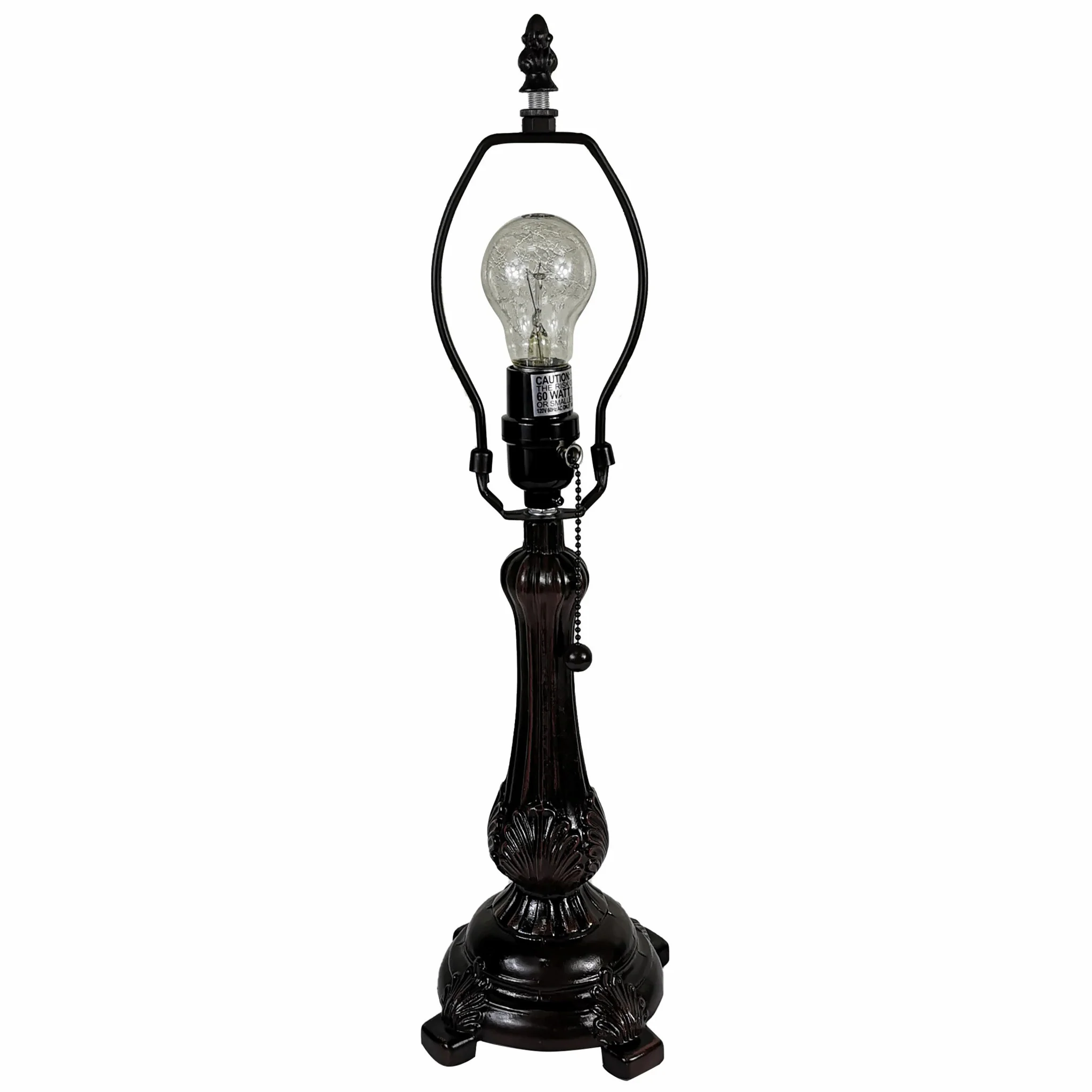 19" Tiffany Style Red Tulips Table Lamp By Homeroots - Image 5