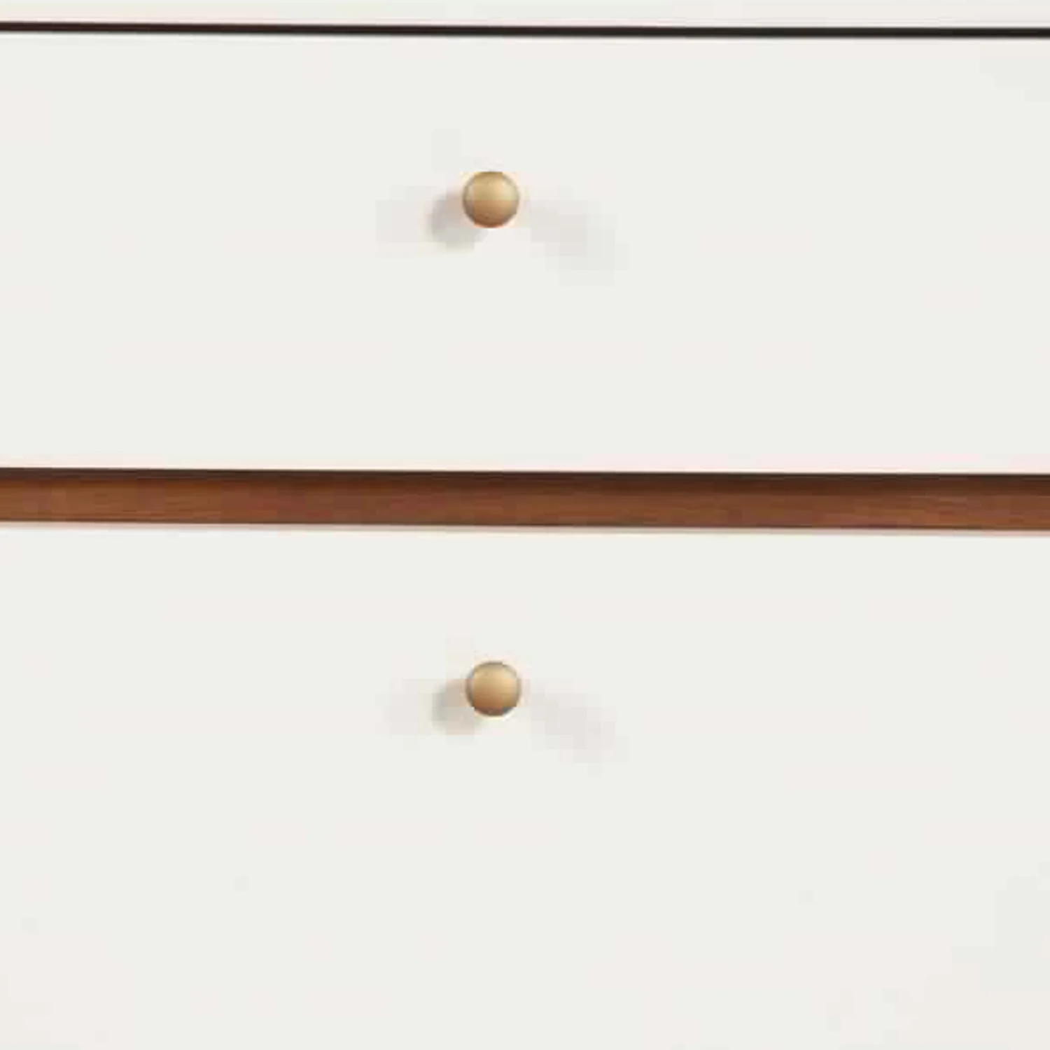 2 Drawer Wooden Nightstand With Angled Legs, White And Brown By Benzara - Image 3