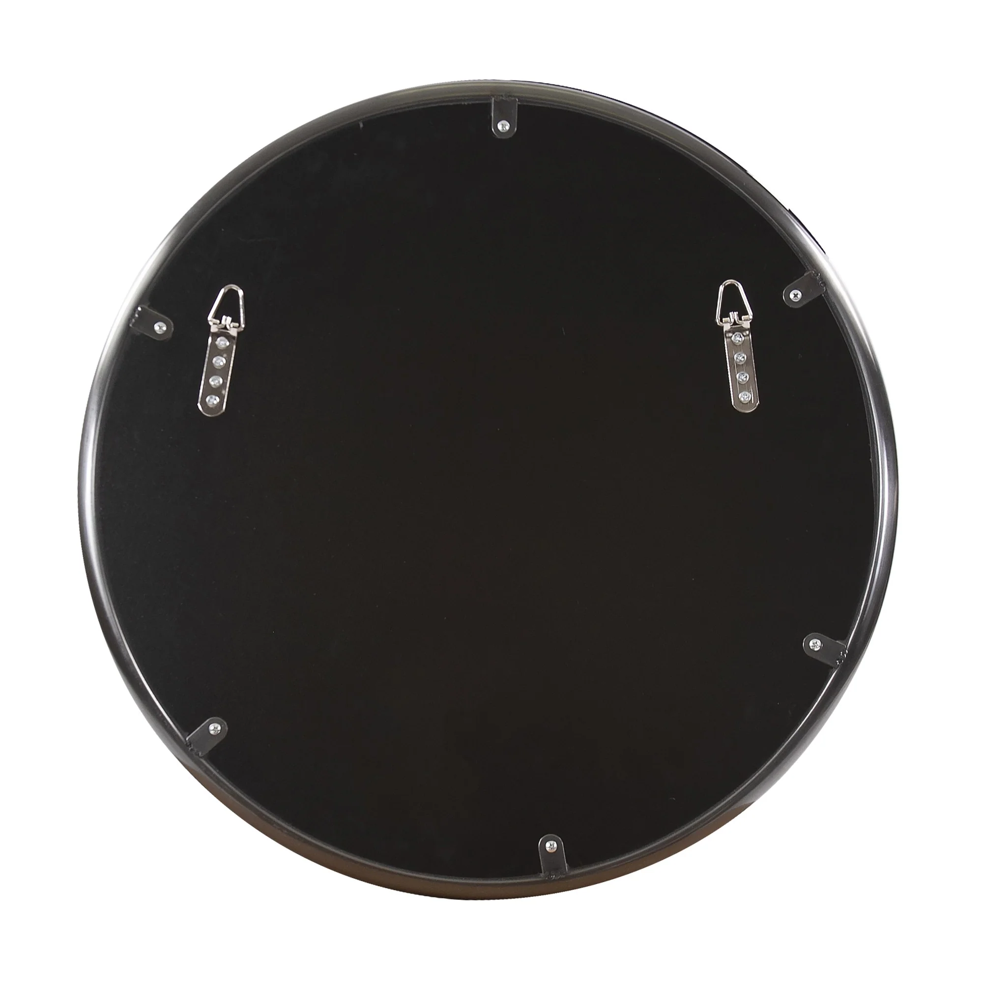 20" Antiqued Brushed Brass Round Wall Mirror By Homeroots - Image 9