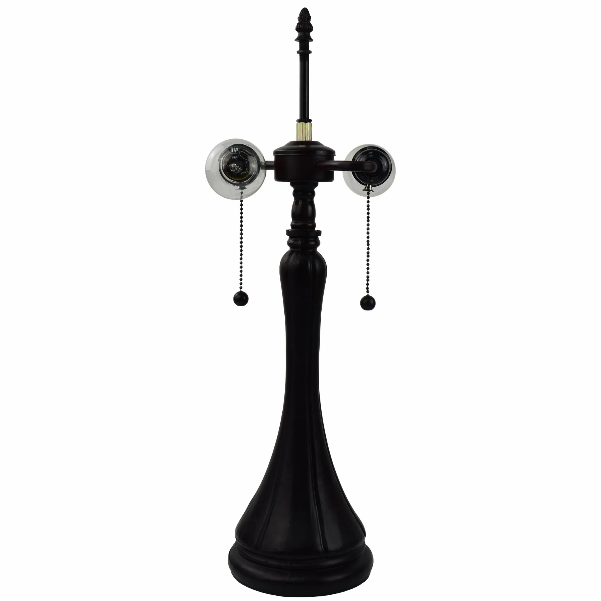 21" Stained Glass Two Light Floral Drum Table Lamp By Homeroots - Image 5