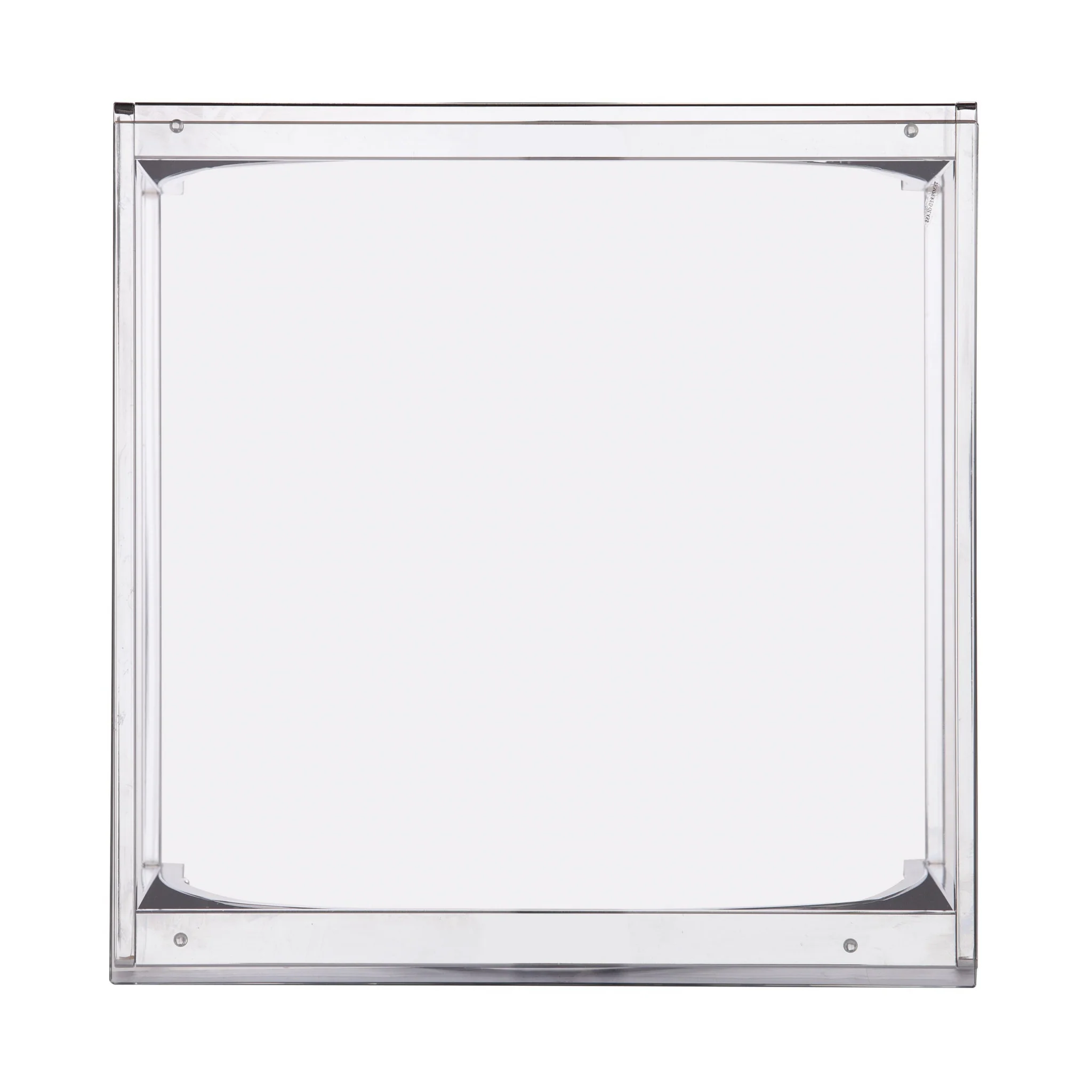 22" Chrome Glass And Iron Square End Table By Homeroots - Image 5
