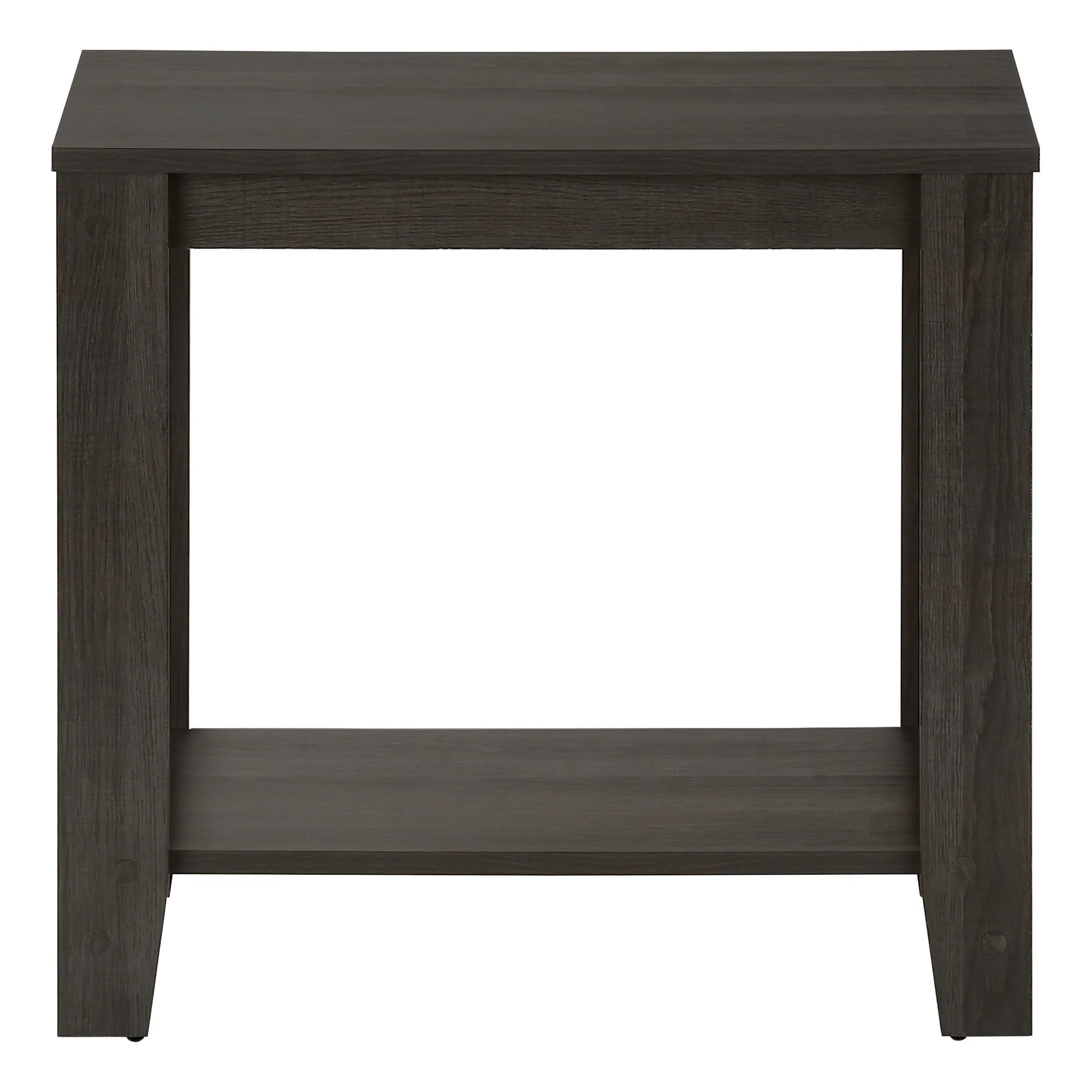 22" Oak End Table With Shelf By Homeroots - Image 2