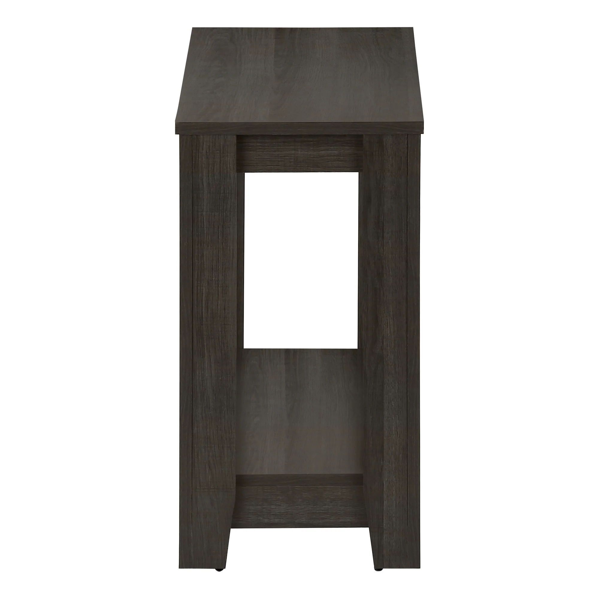 22" Oak End Table With Shelf By Homeroots - Image 3