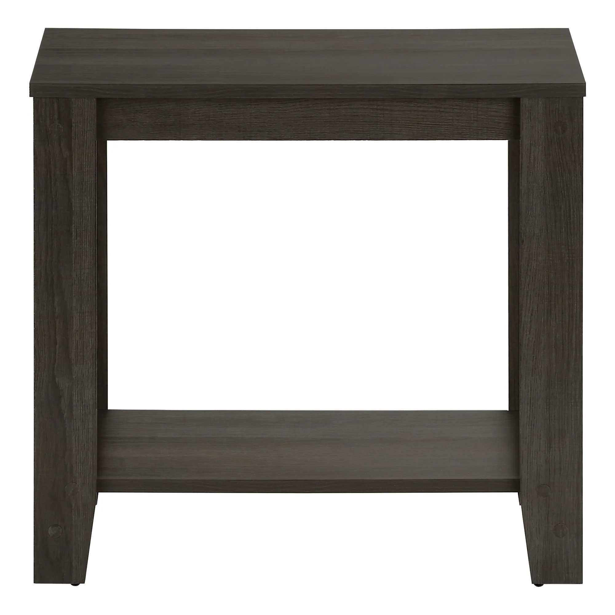 22" Oak End Table With Shelf By Homeroots - Image 4