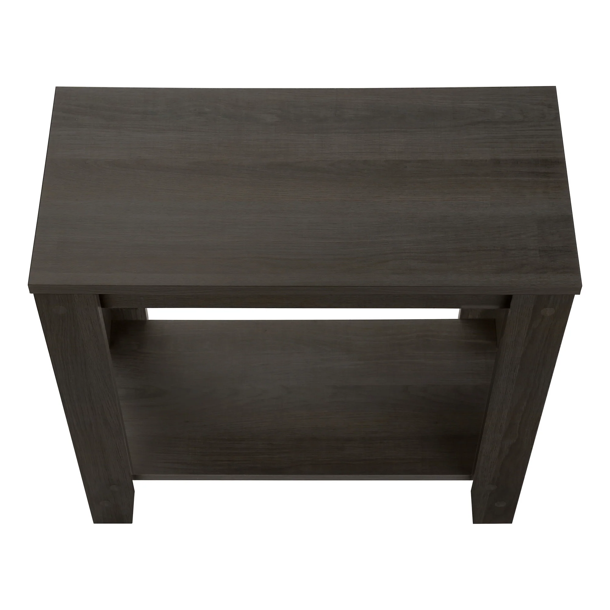 22" Oak End Table With Shelf By Homeroots - Image 5