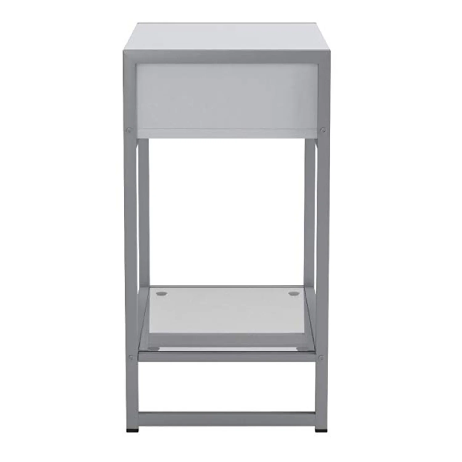 22" White End Table With Drawer And Shelf By Homeroots - Image 5