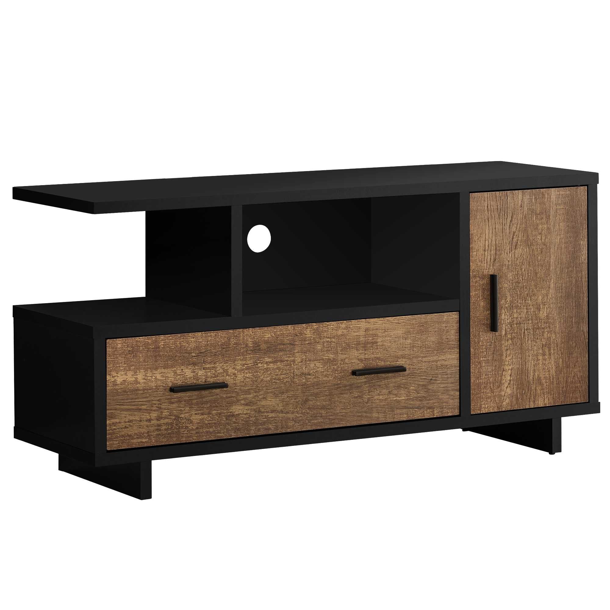 23.75" Particle Board Laminate and MDF TV Stand with Storage By Homeroots - Image 2