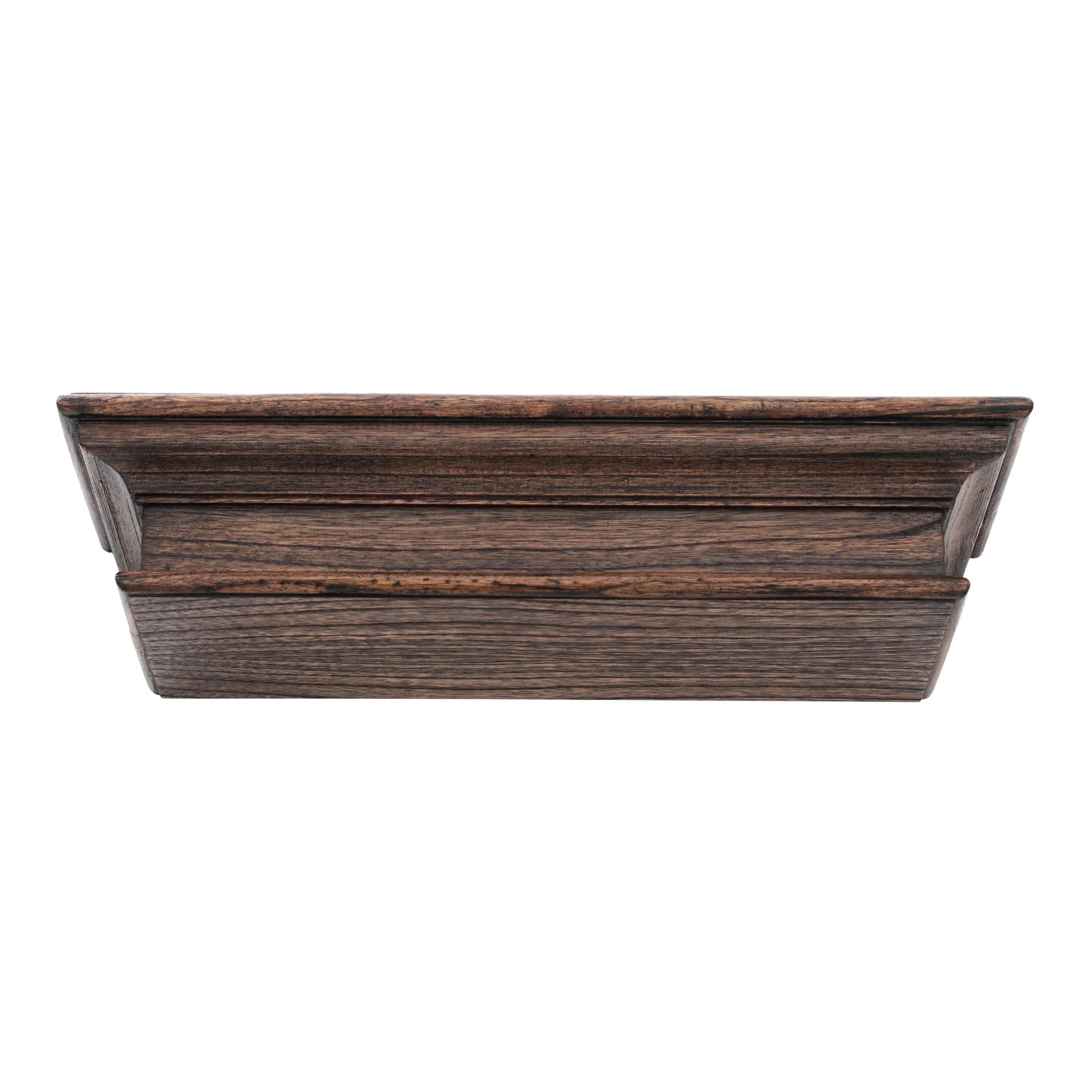 23" Black Wash Floating Wall Shelf By Homeroots - Image 2