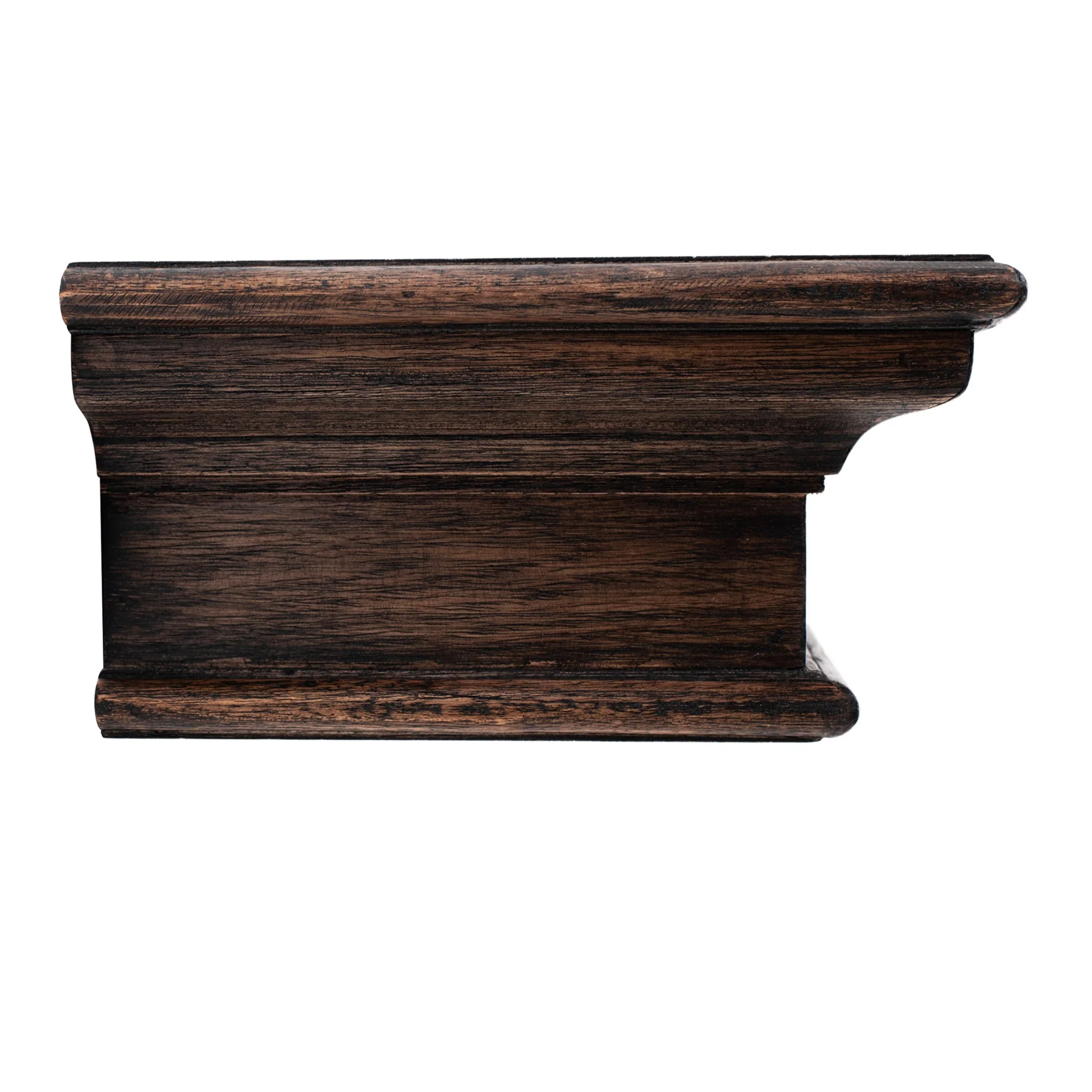 23" Black Wash Floating Wall Shelf By Homeroots - Image 3
