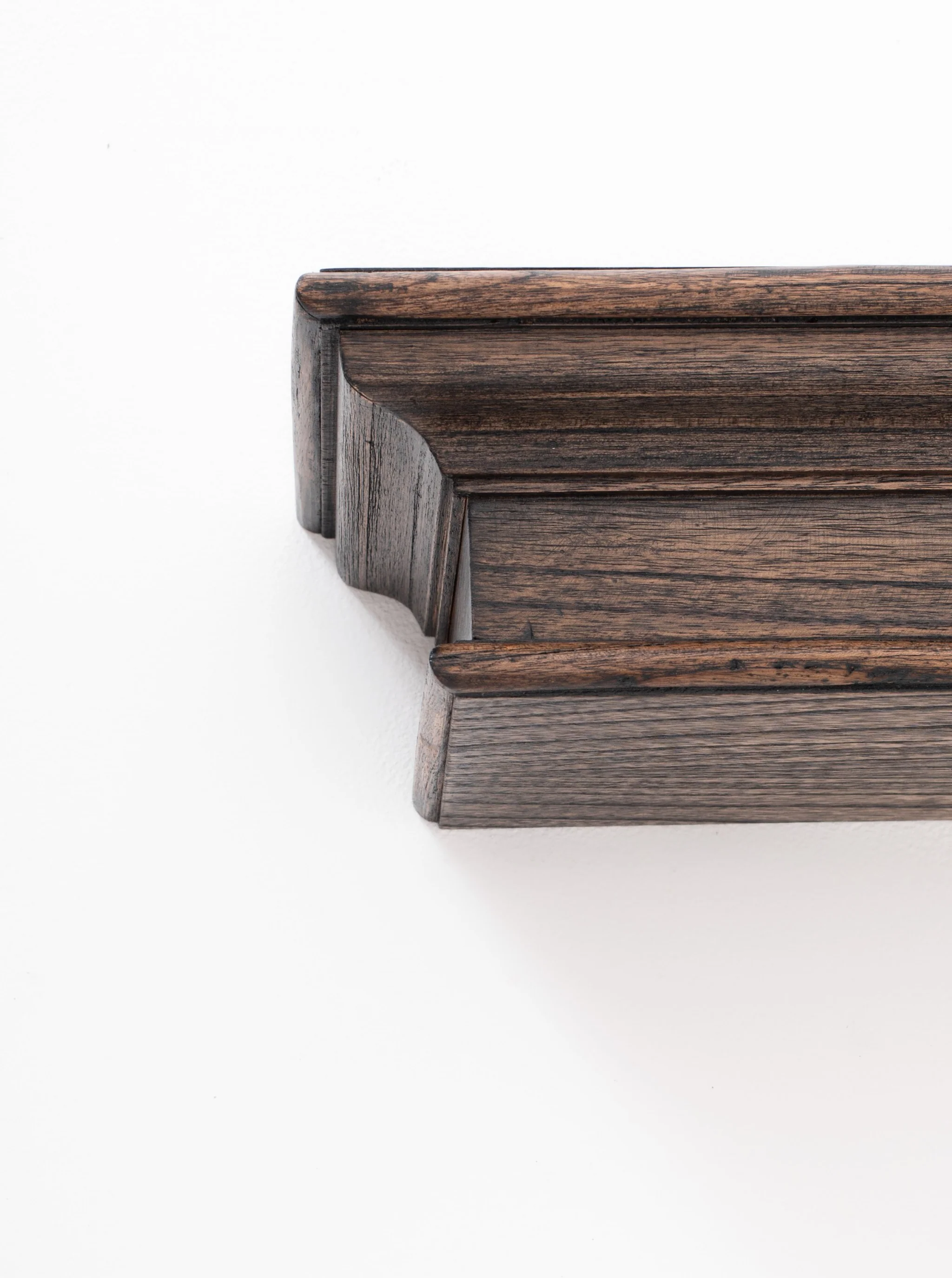 23" Black Wash Floating Wall Shelf By Homeroots - Image 7