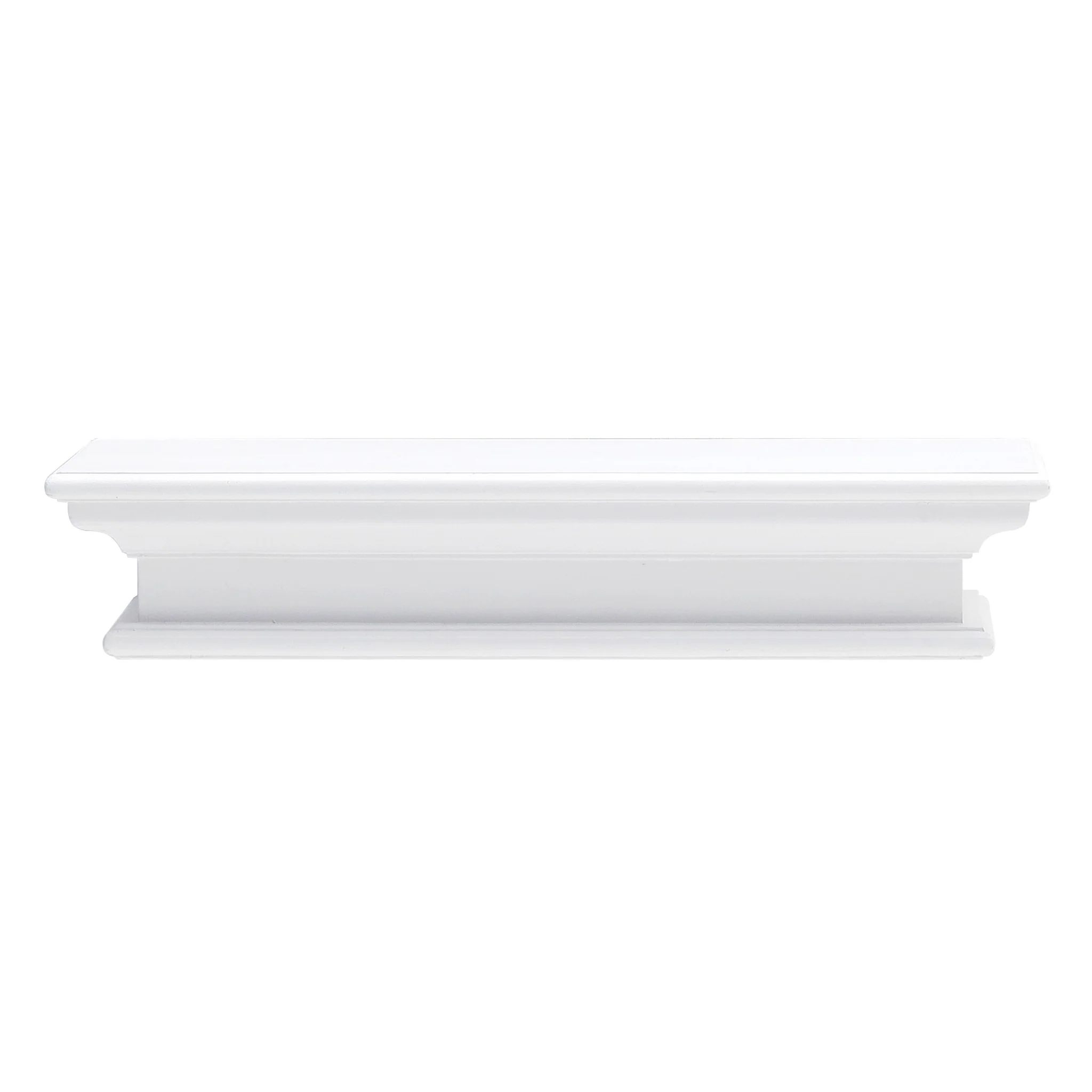 23" Classic White Floating Wall Shelf By Homeroots - Image 2