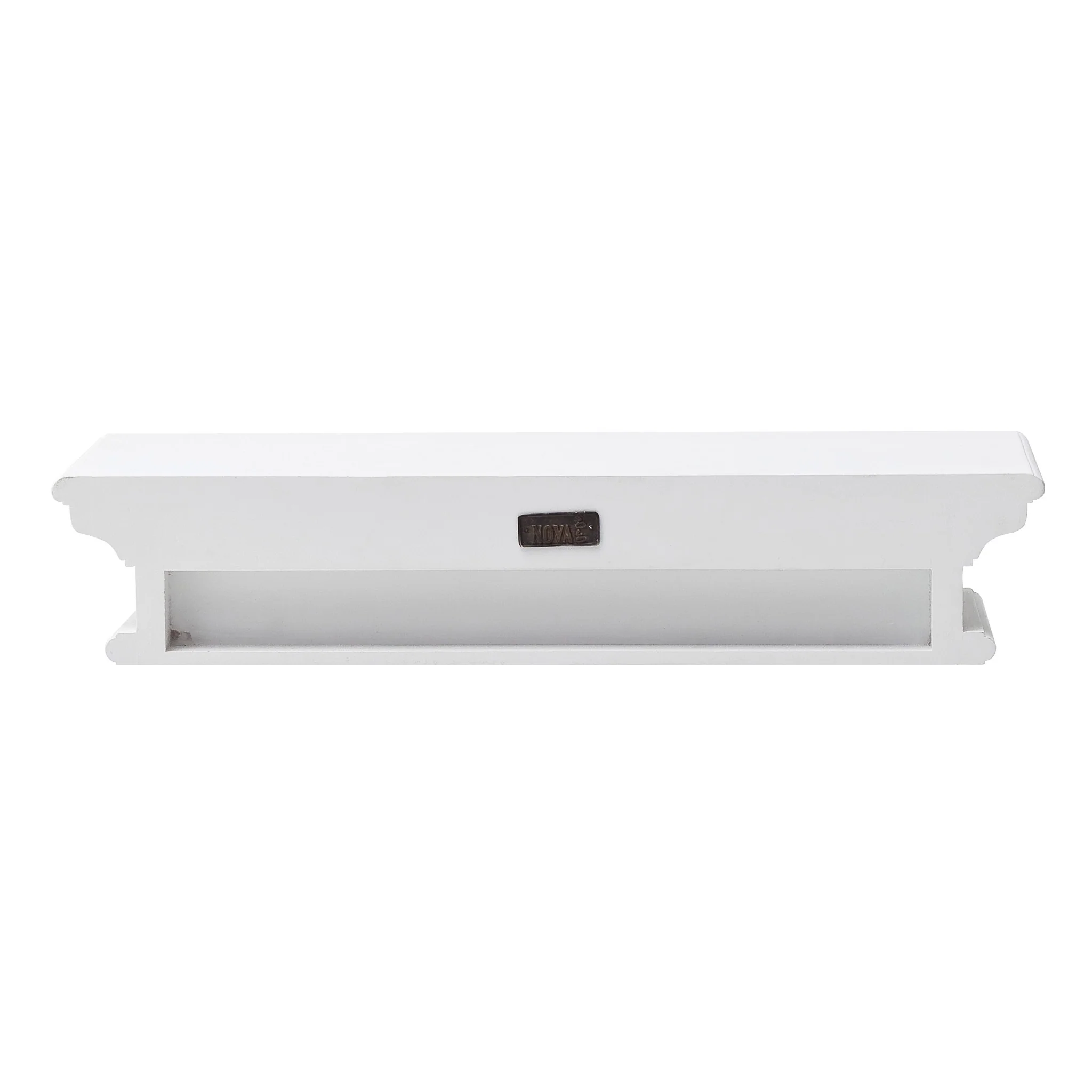 23" Classic White Floating Wall Shelf By Homeroots - Image 5